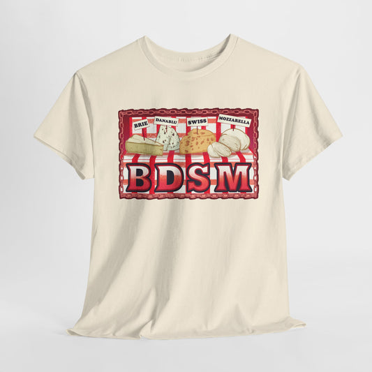 Cheeses Unisex Heavy Cotton Tee