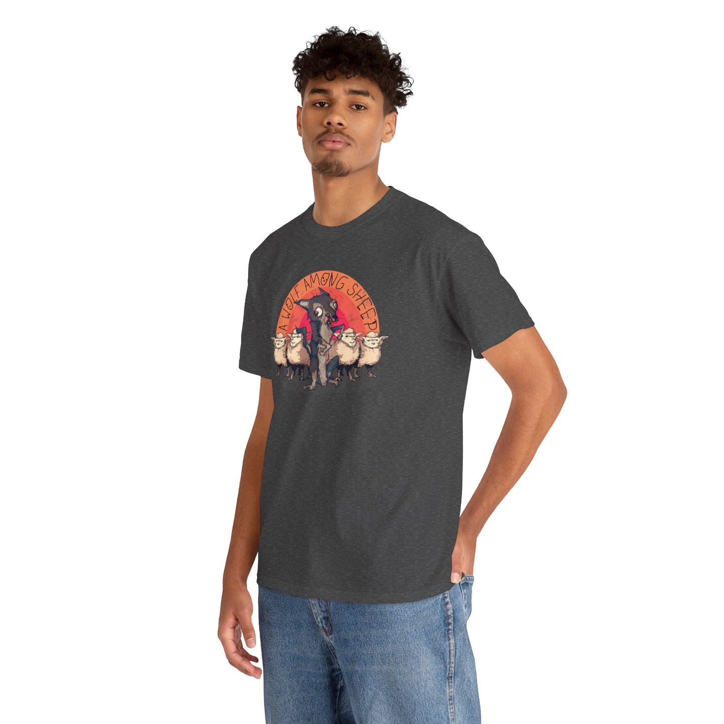 A Wolf Among Sheep Unisex Heavy Cotton Tee
