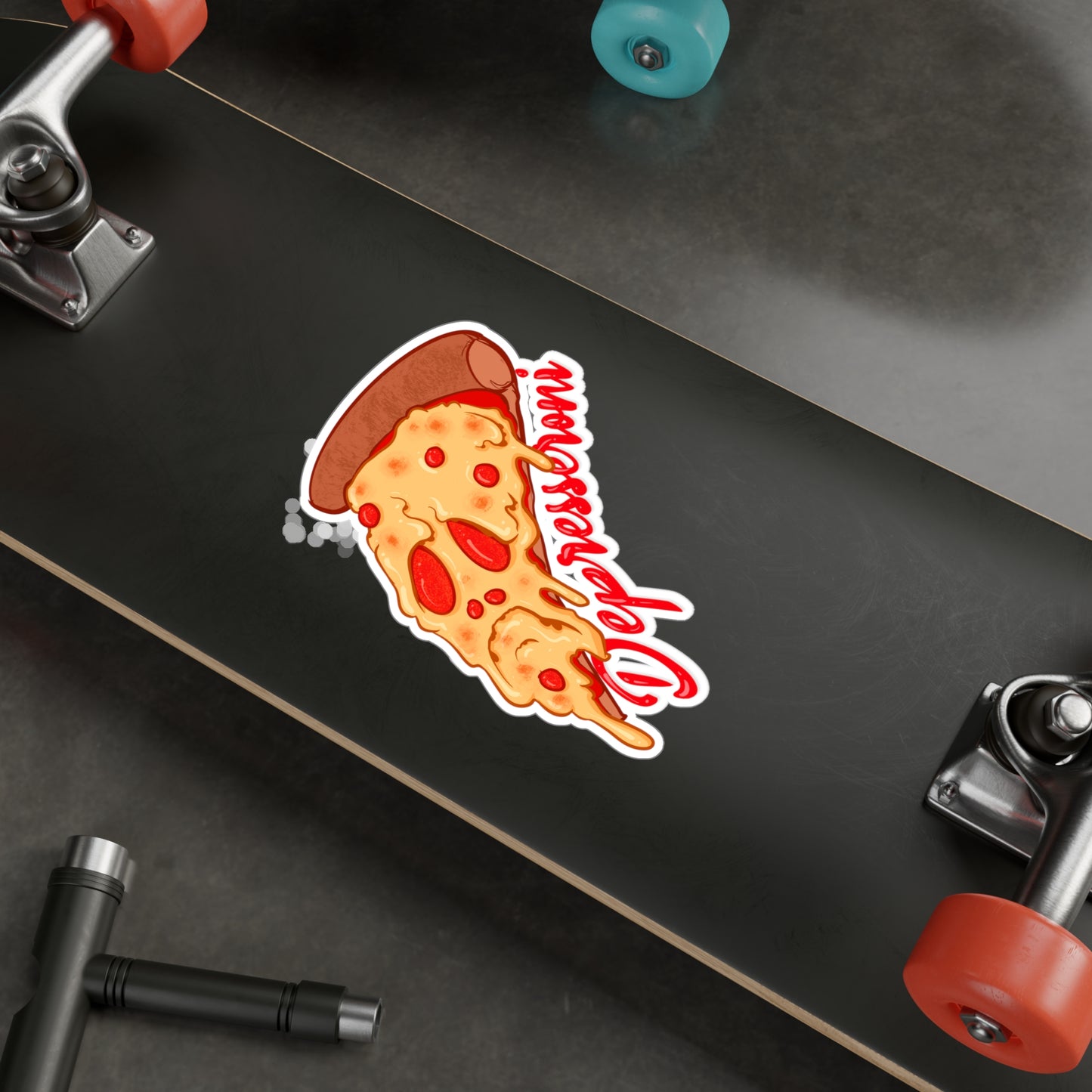 Depresseroni Kiss-Cut Vinyl Decal