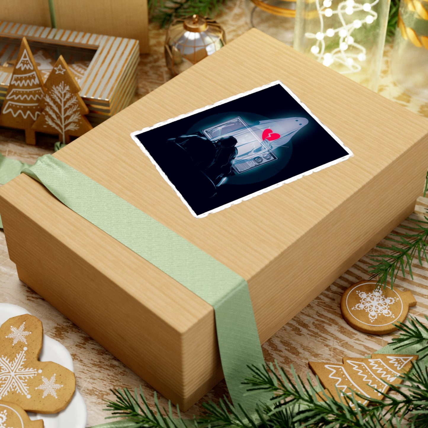 Lost Love Kiss-Cut Vinyl Decal