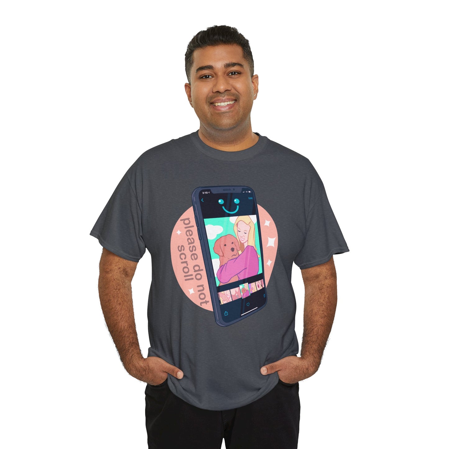 Don't Scroll Unisex Heavy Cotton Tee
