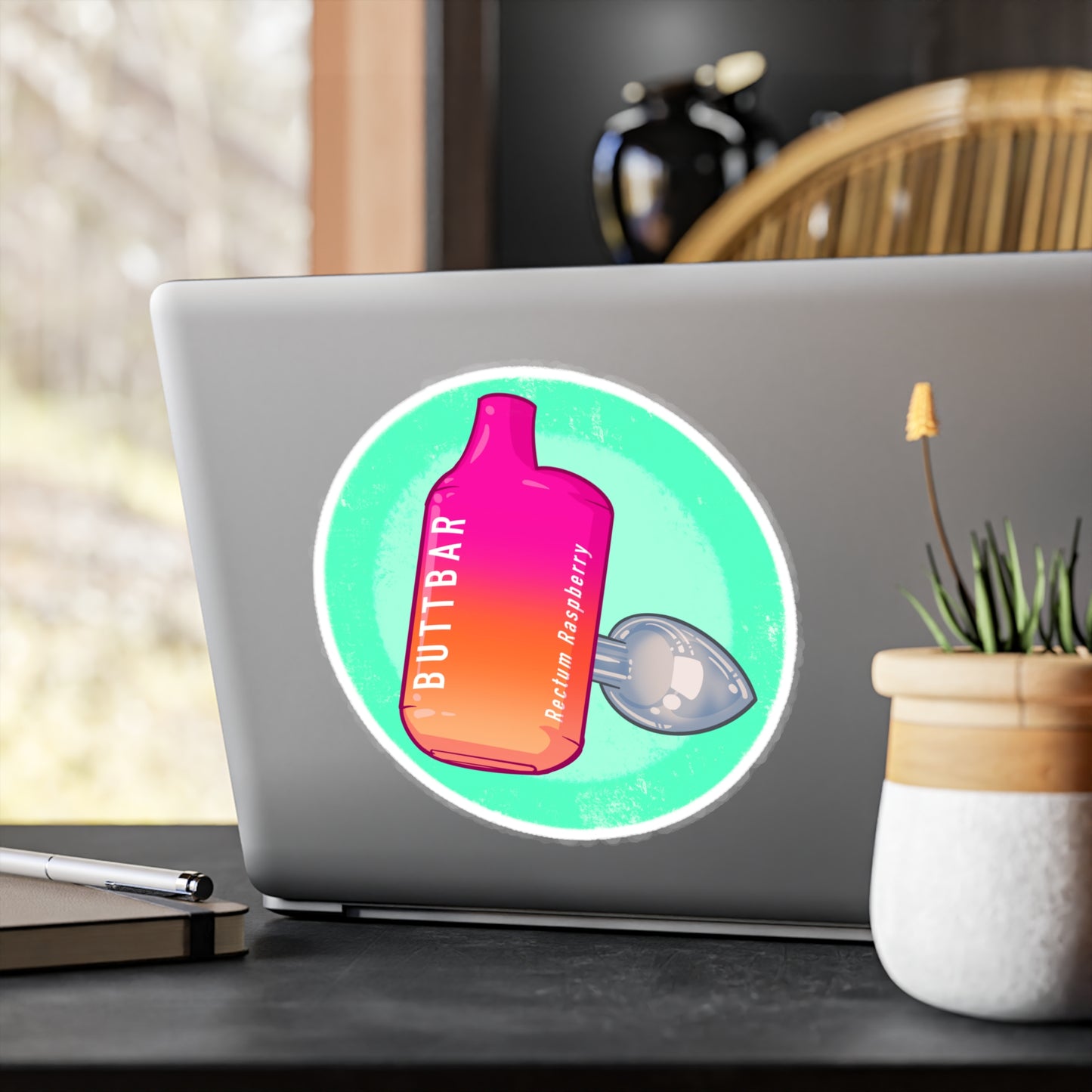 Vape Plug Kiss-Cut Vinyl Decal