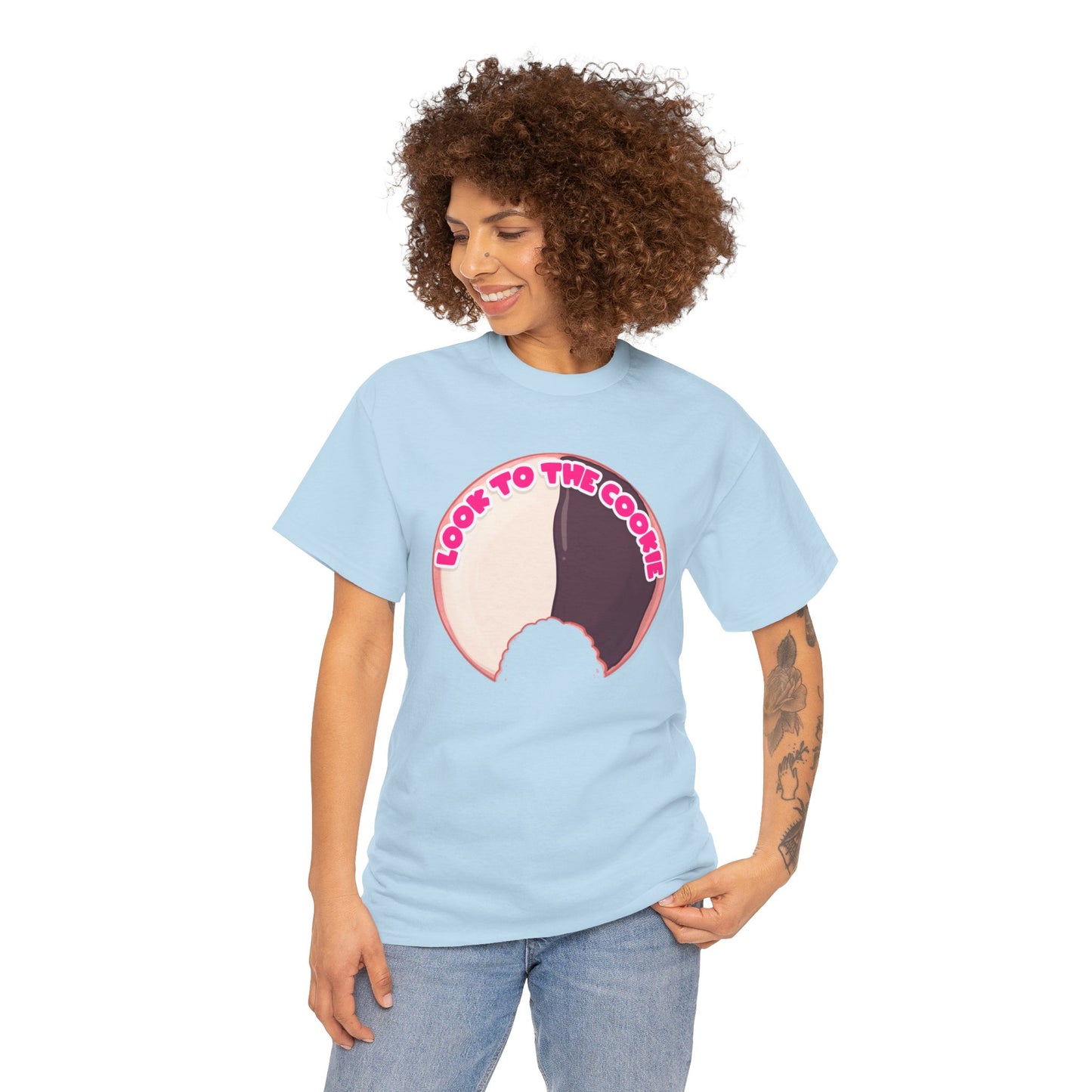 Black & White Cookie Unisex Heavy Cotton Tee