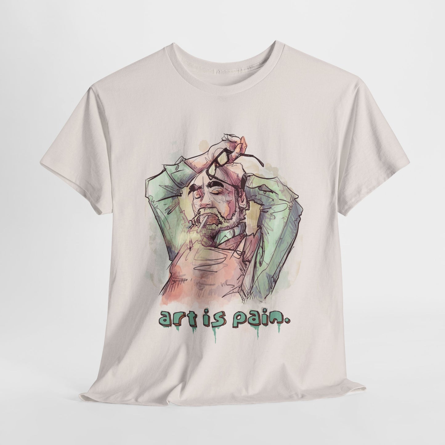 Art Is Pain Unisex Heavy Cotton Tee