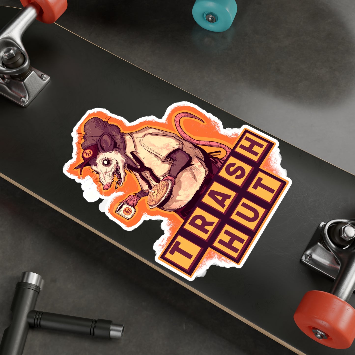 Trash Hut Kiss-Cut Vinyl Decal