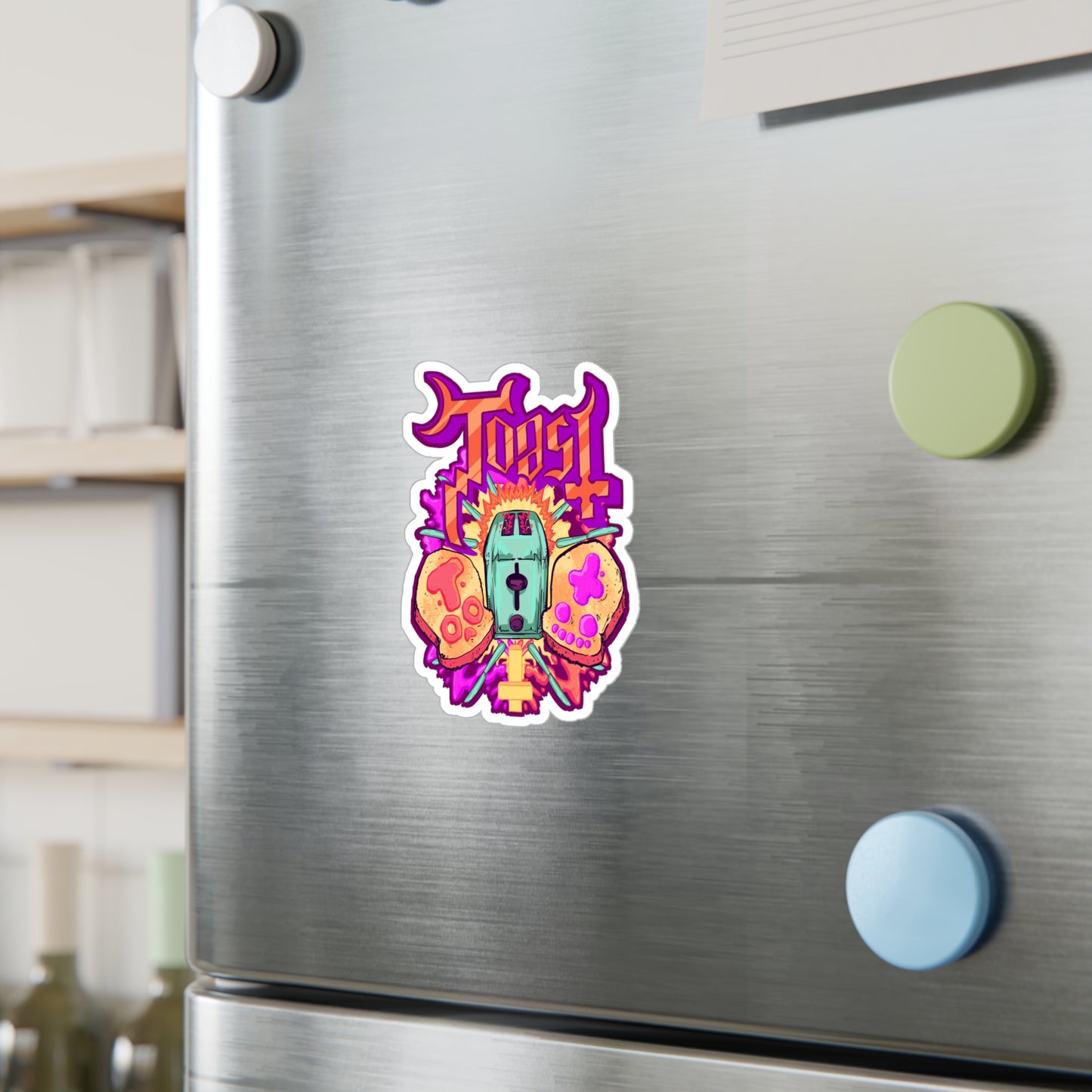 Toast Kiss-Cut Vinyl Decal