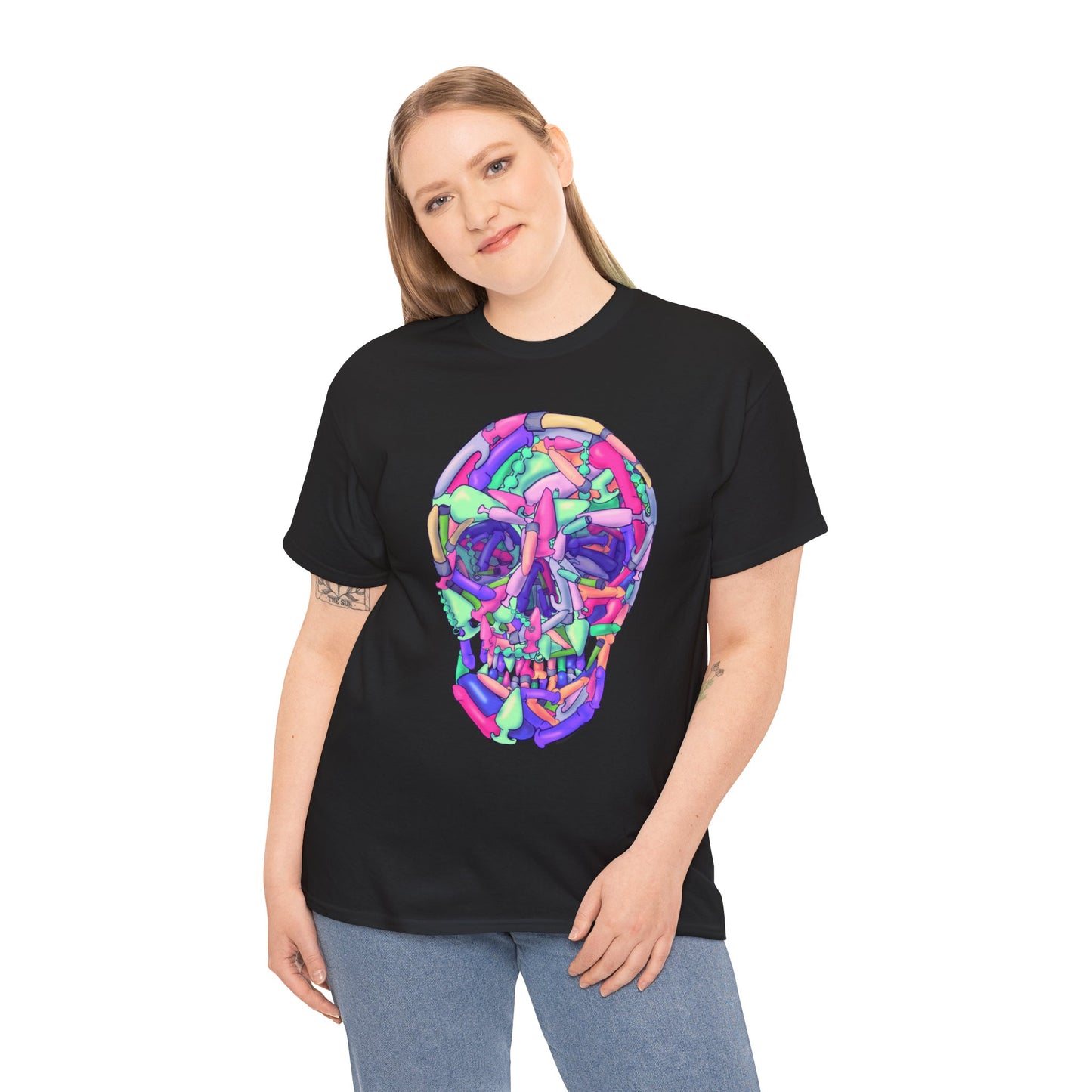 Sex Toy Skull Unisex Heavy Cotton Tee