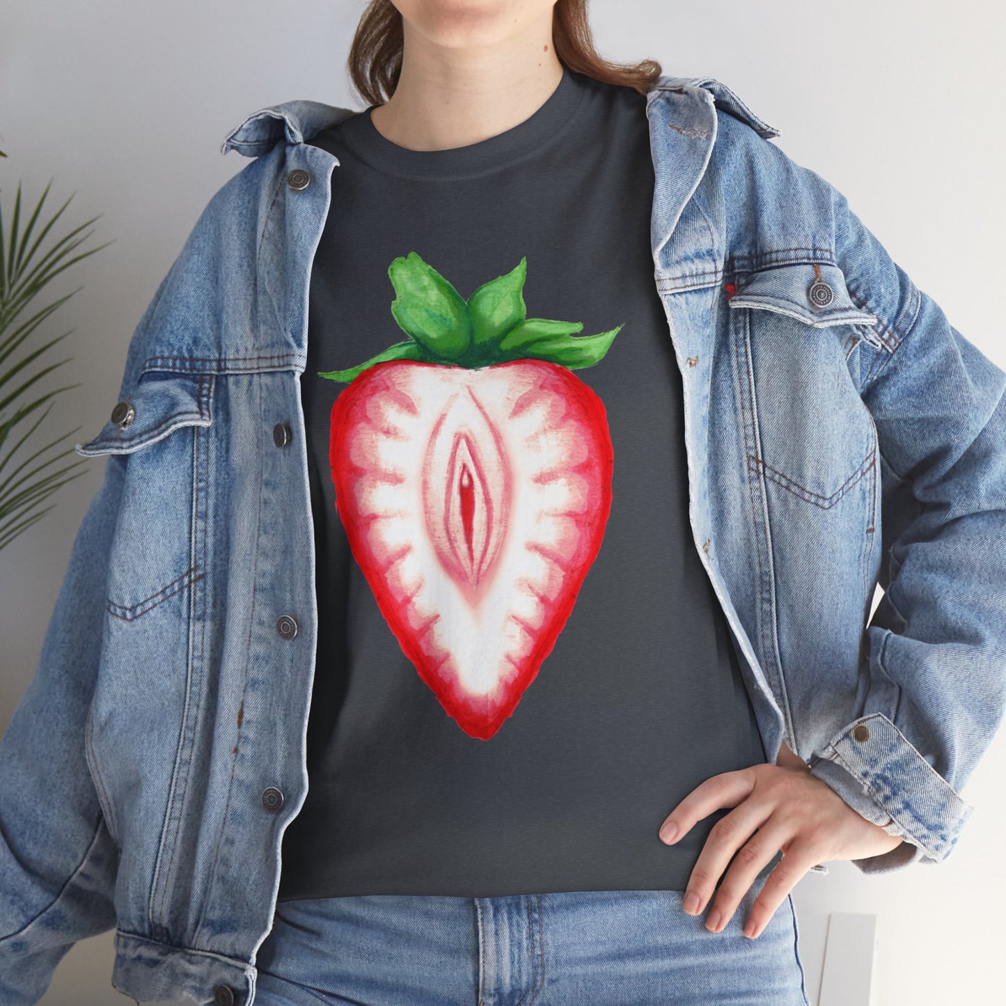 Juicy Strawberry Unisex Heavy Cotton Tee