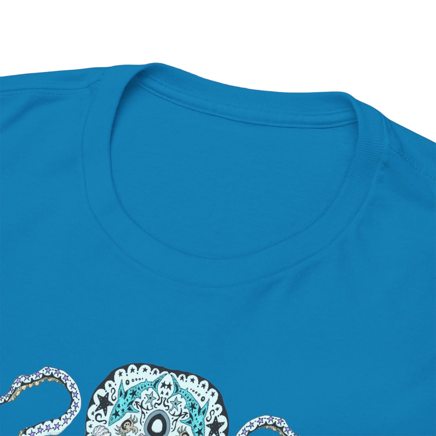 Octopus Sugar Skull Unisex Heavy Cotton Tee