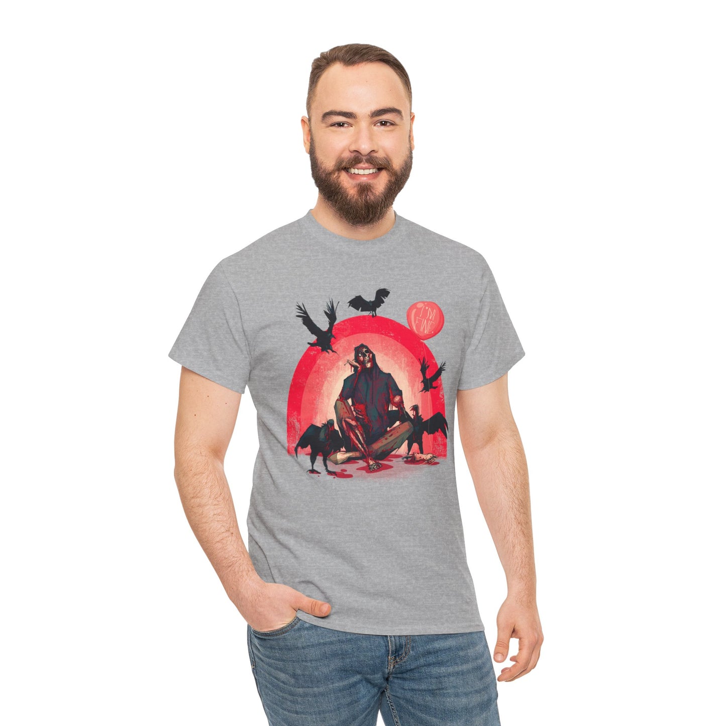 I'm Fine Unisex Heavy Cotton Tee