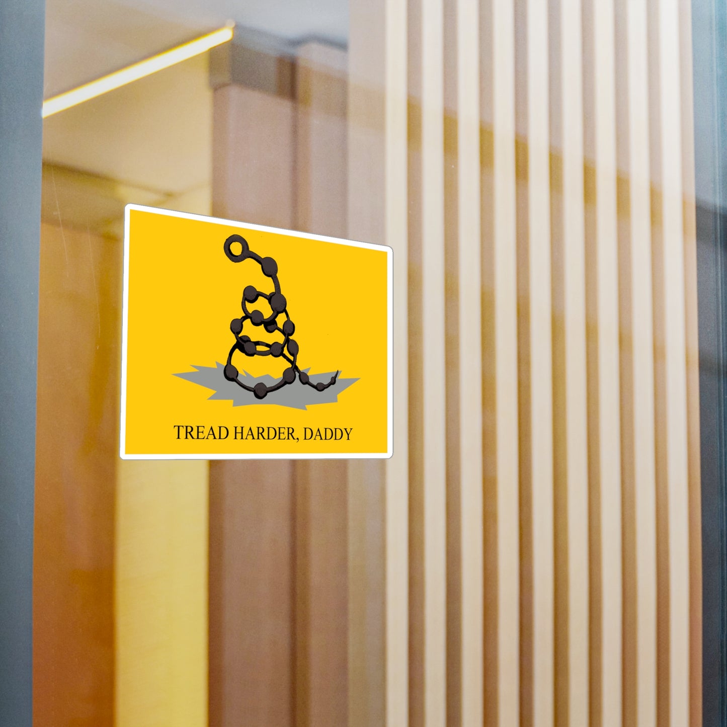 Tread Harder Kiss-Cut Vinyl Decal