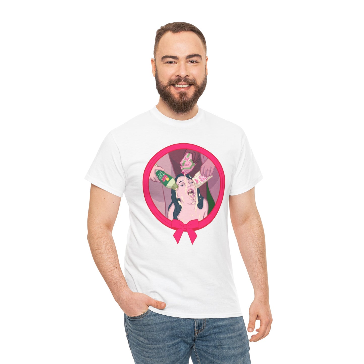 Cum All Ye Facial Unisex Heavy Cotton Tee