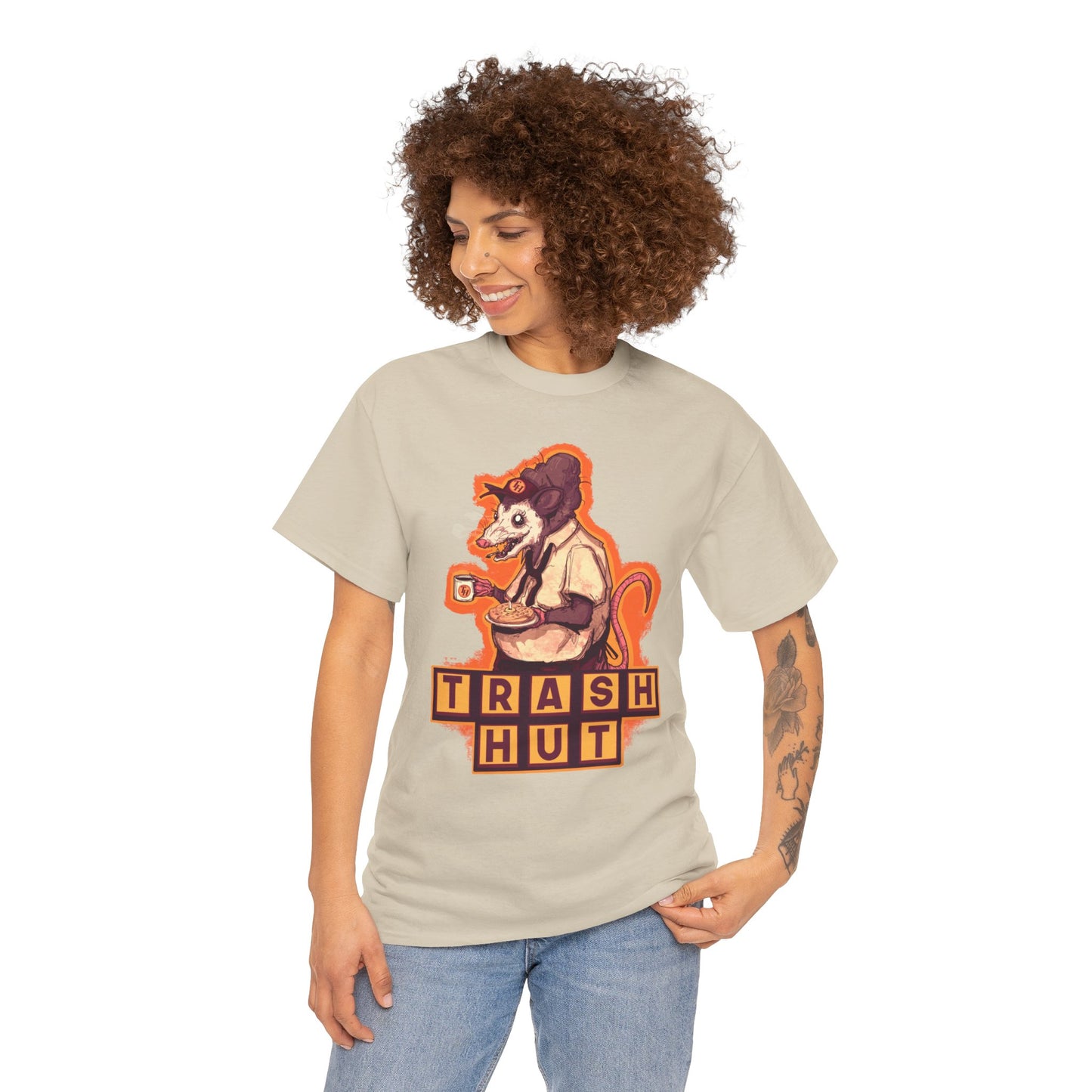 Trash Hut Unisex Heavy Cotton Tee