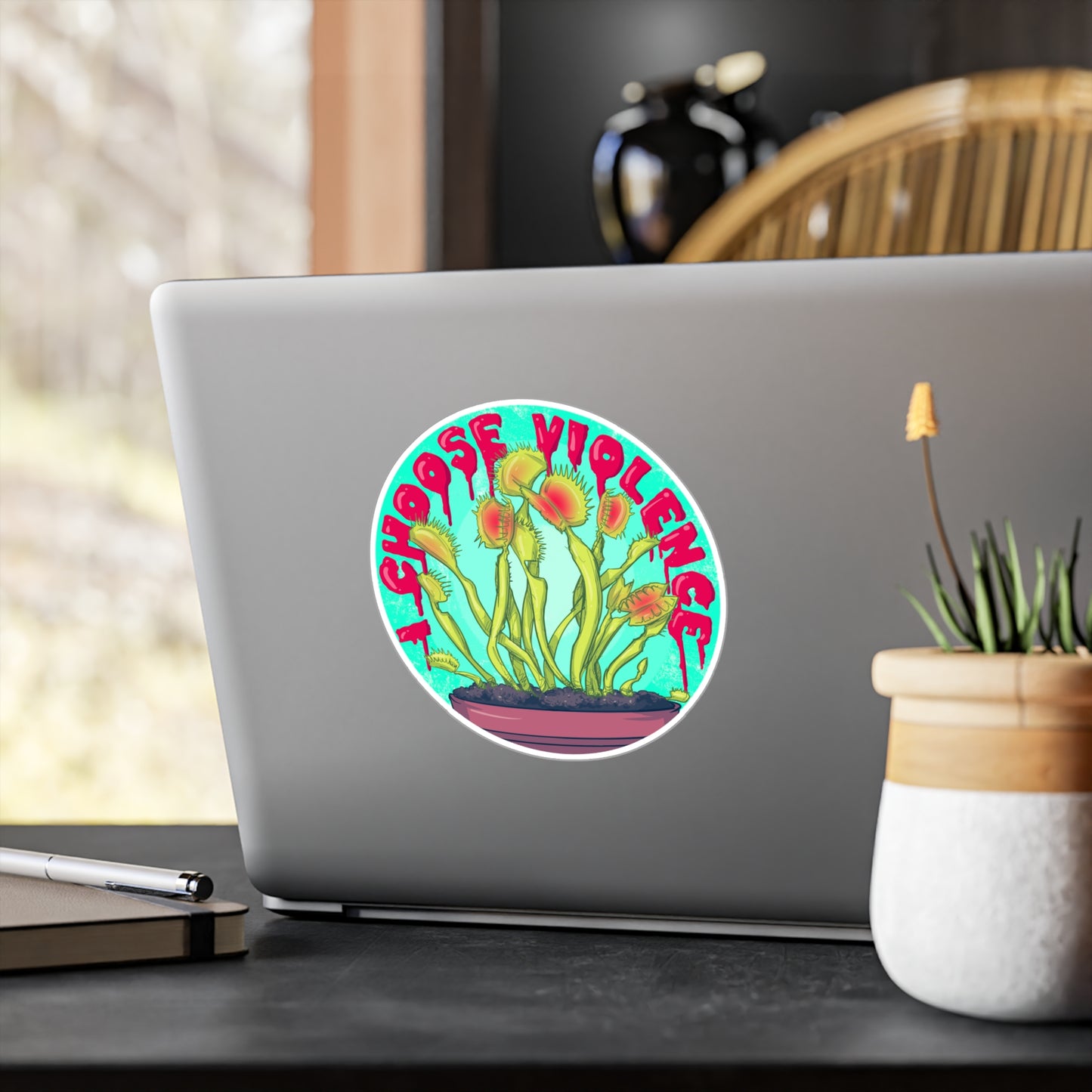 Venus Fly Trap Kiss-Cut Vinyl Decal