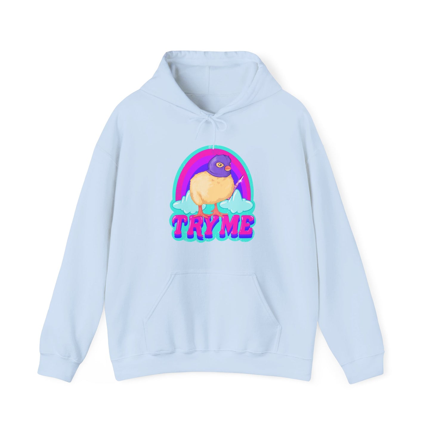 Try Me Unisex Heavy Blend Hooded Sweatshirt