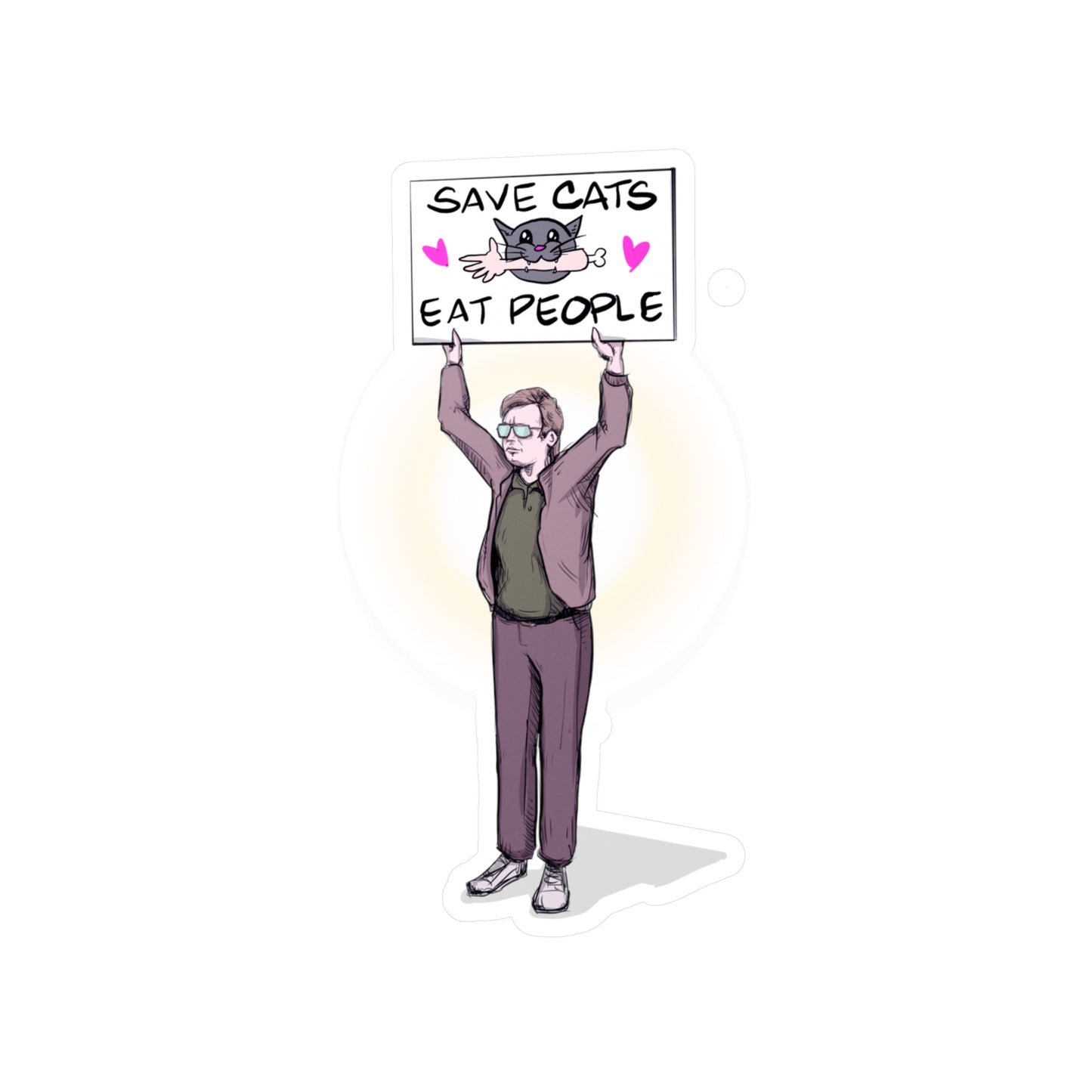 Activist Jeffrey Kiss-Cut Vinyl Decal