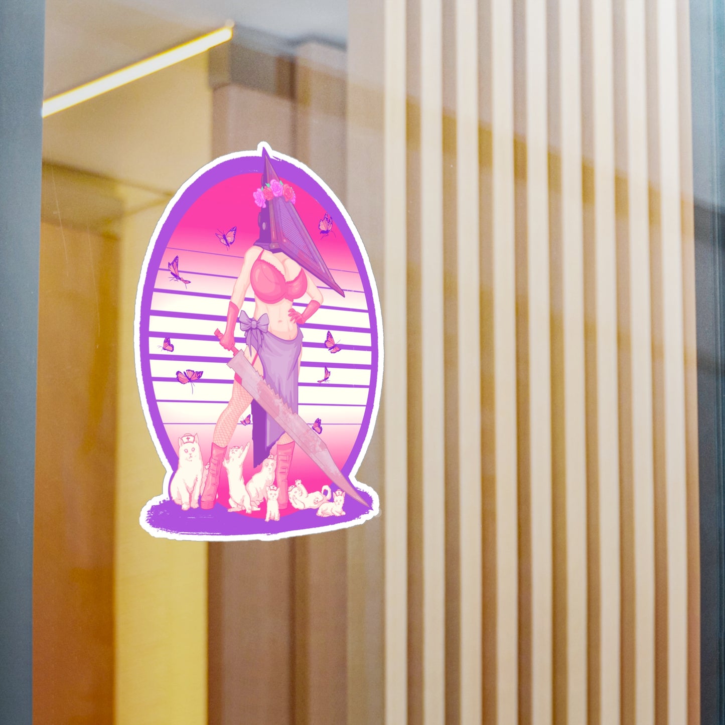 Pyramid Mommy Kiss-Cut Vinyl Decal