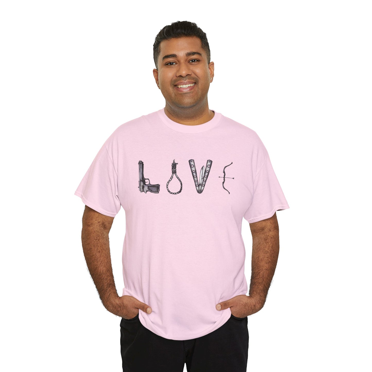 Love Is Death Unisex Heavy Cotton Tee