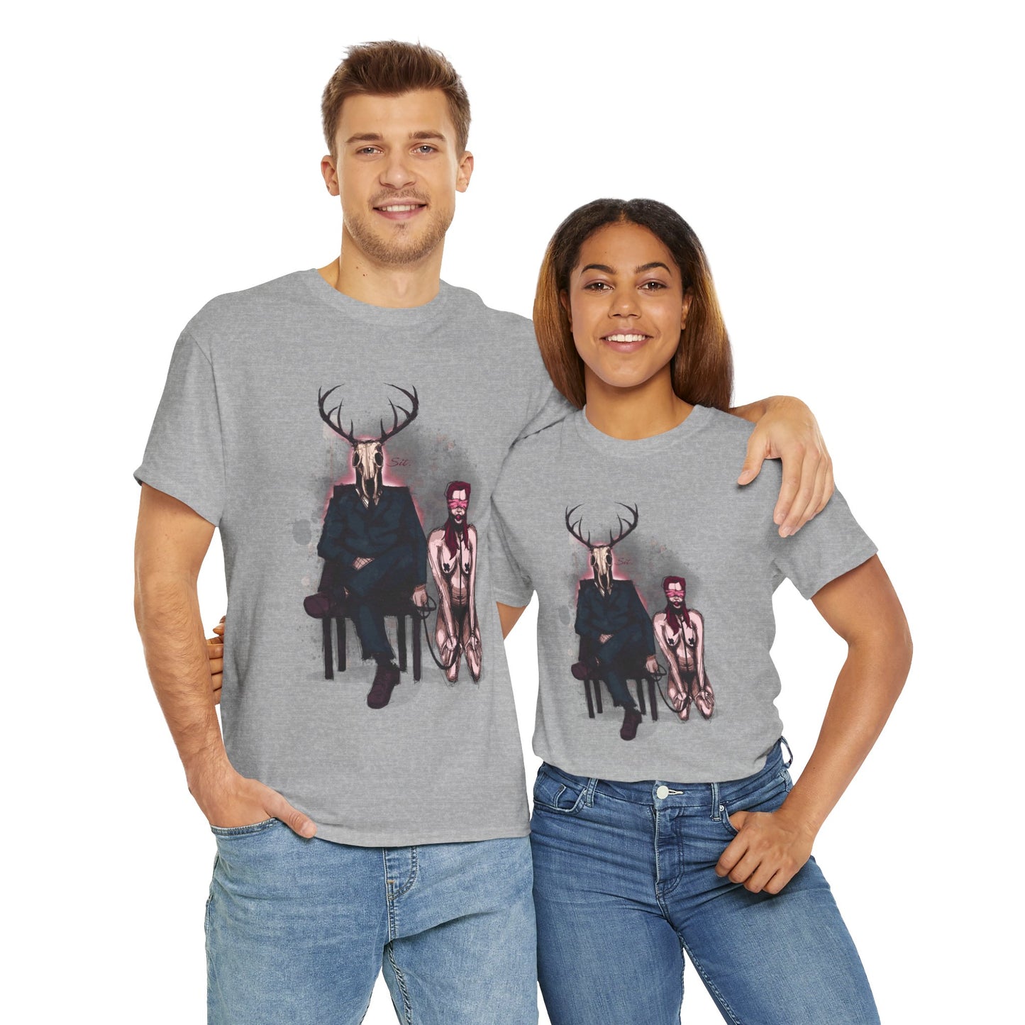 Deer Daddy Series 1: Sit Unisex Heavy Cotton Tee