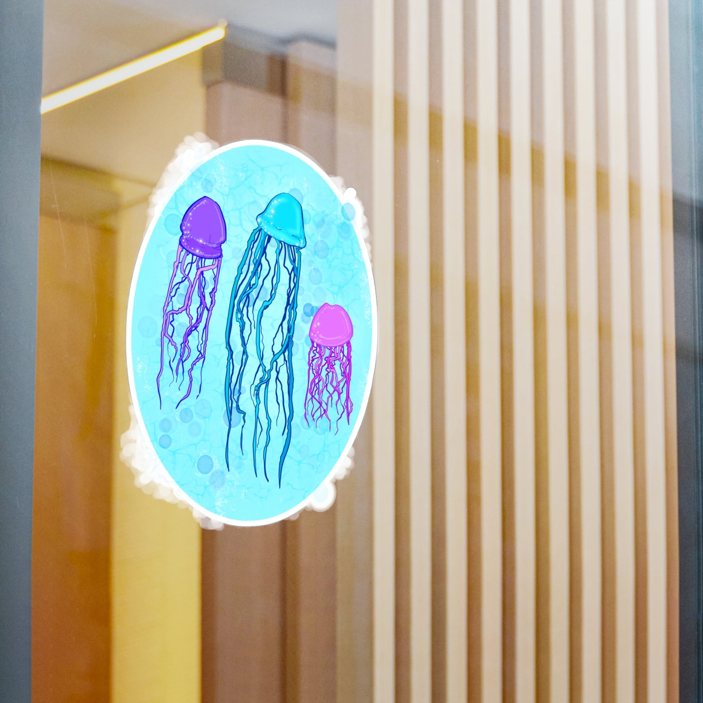 Jellyfish Varieties Kiss-Cut Vinyl Decal