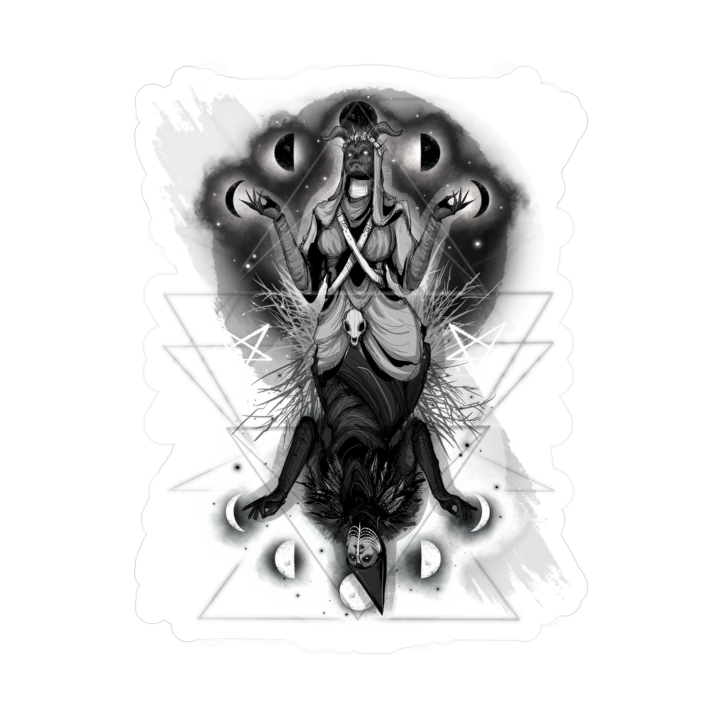 As Above So Below The Witches Kiss-Cut Vinyl Decal