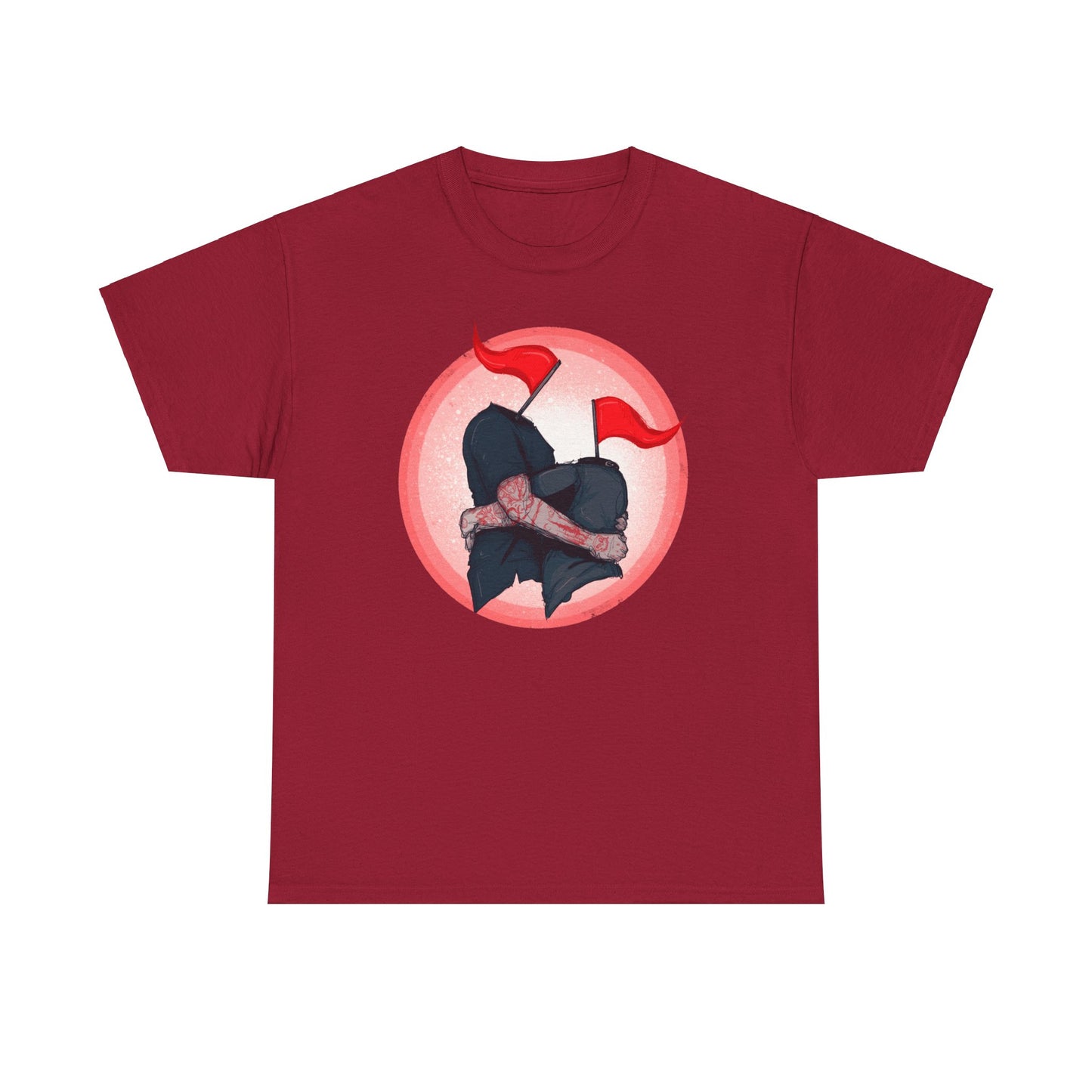 Red Flags Unisex Heavy Cotton Tee