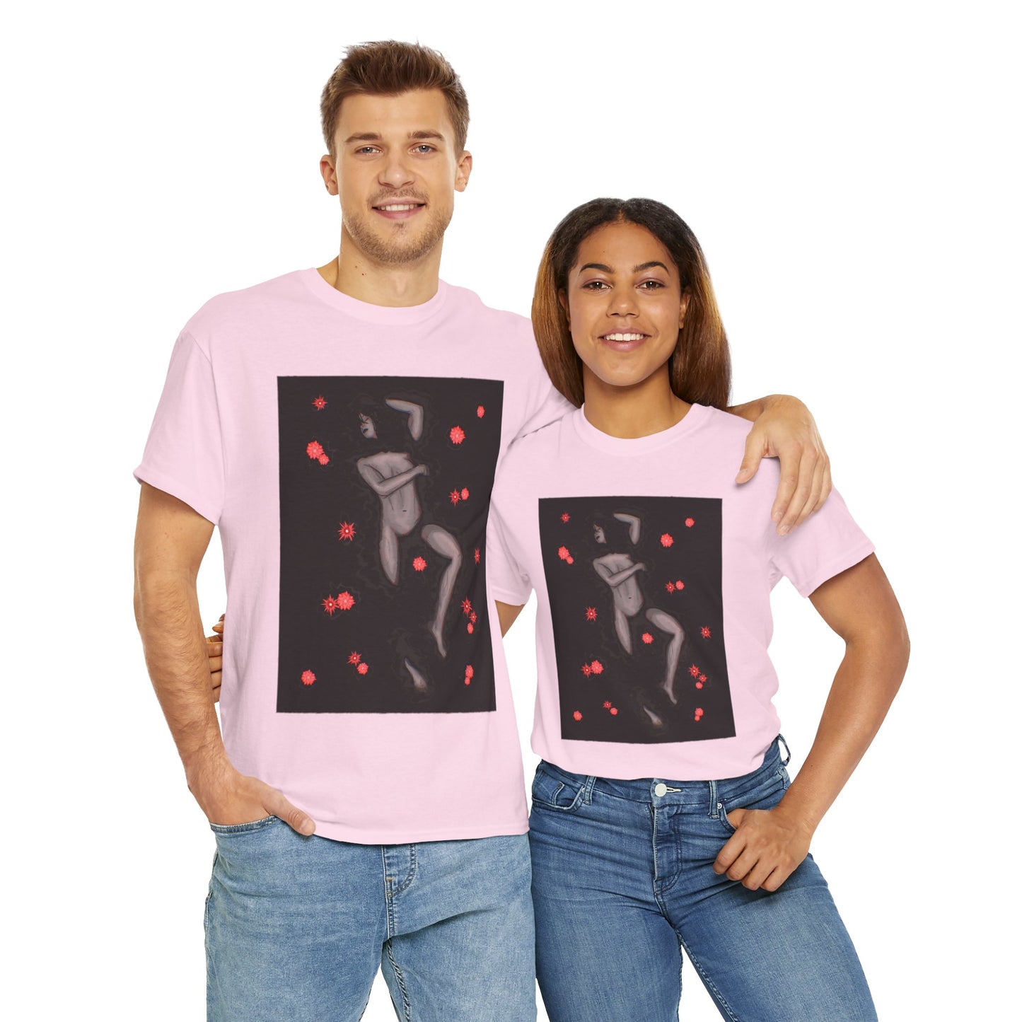 Water Lilies Unisex Heavy Cotton Tee