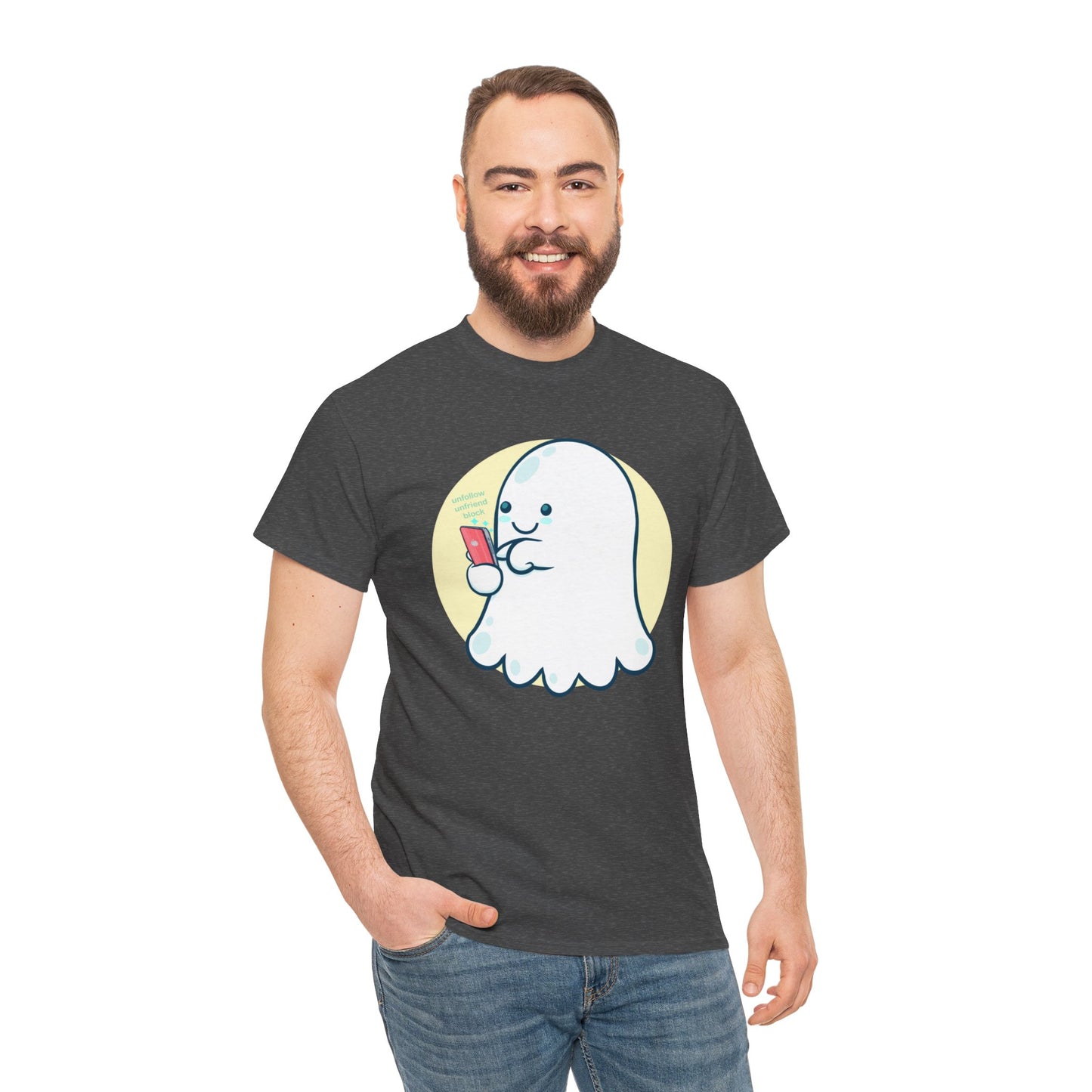 Ghosted Unisex Heavy Cotton Tee