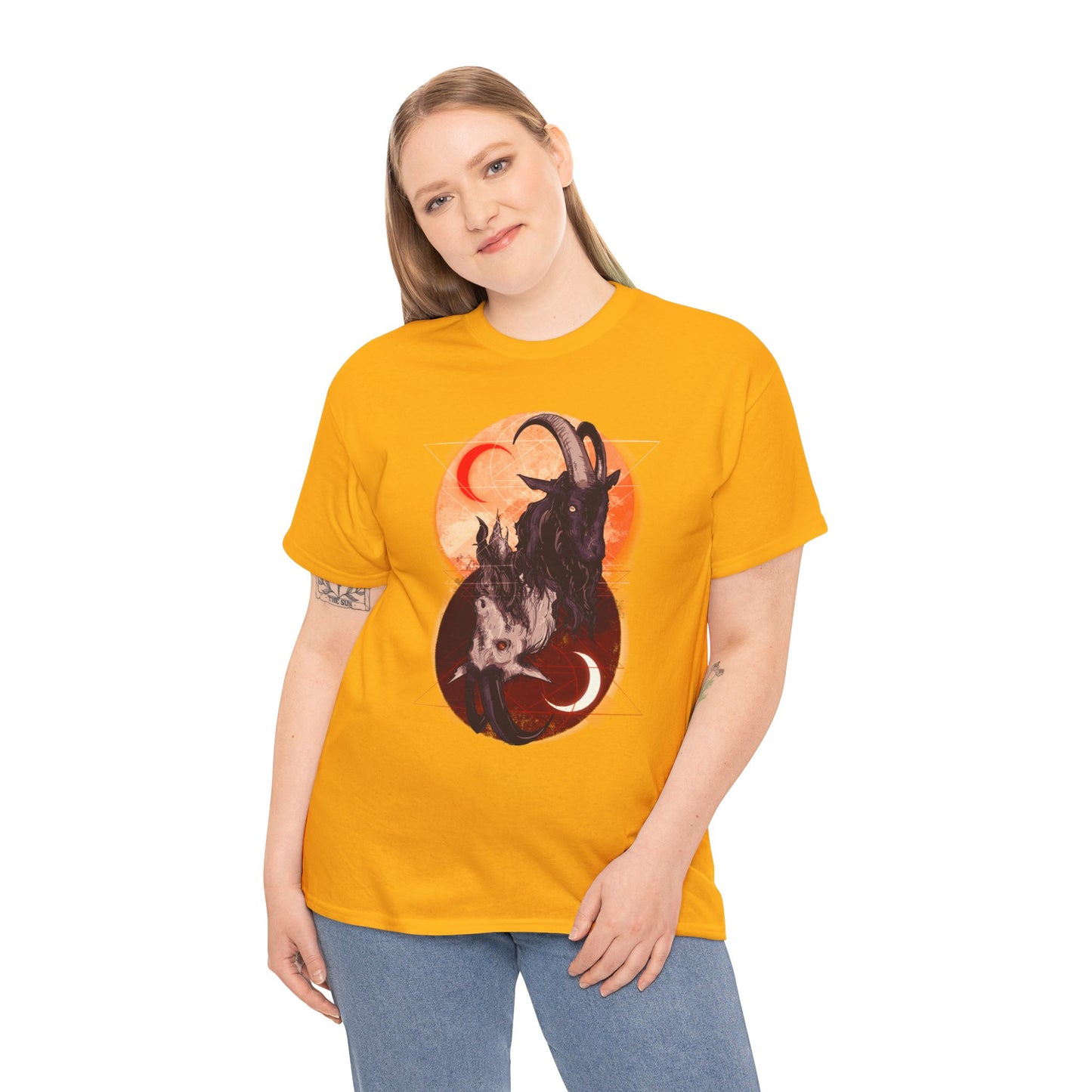 As Above So Below V Unisex Heavy Cotton Tee