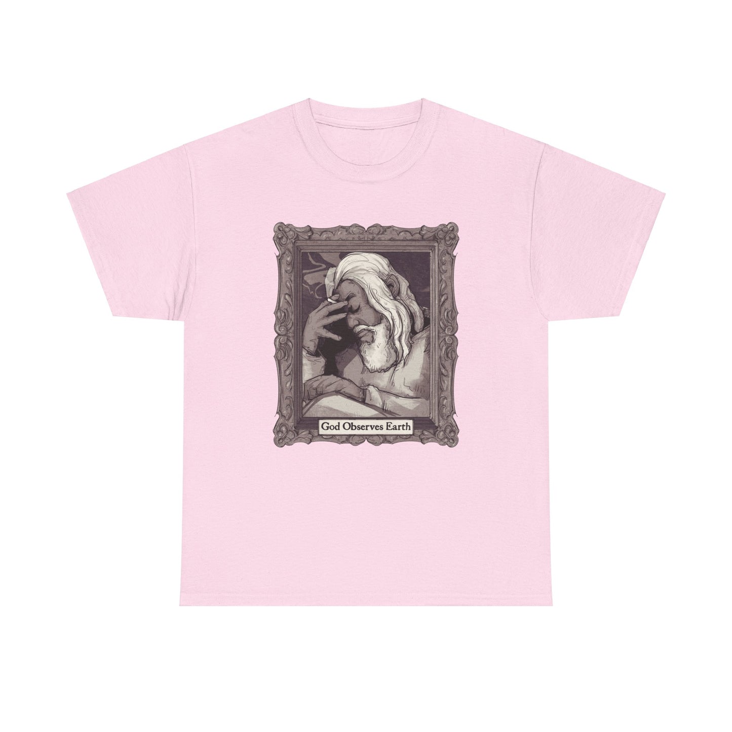 God Observes Earth Unisex Heavy Cotton Tee