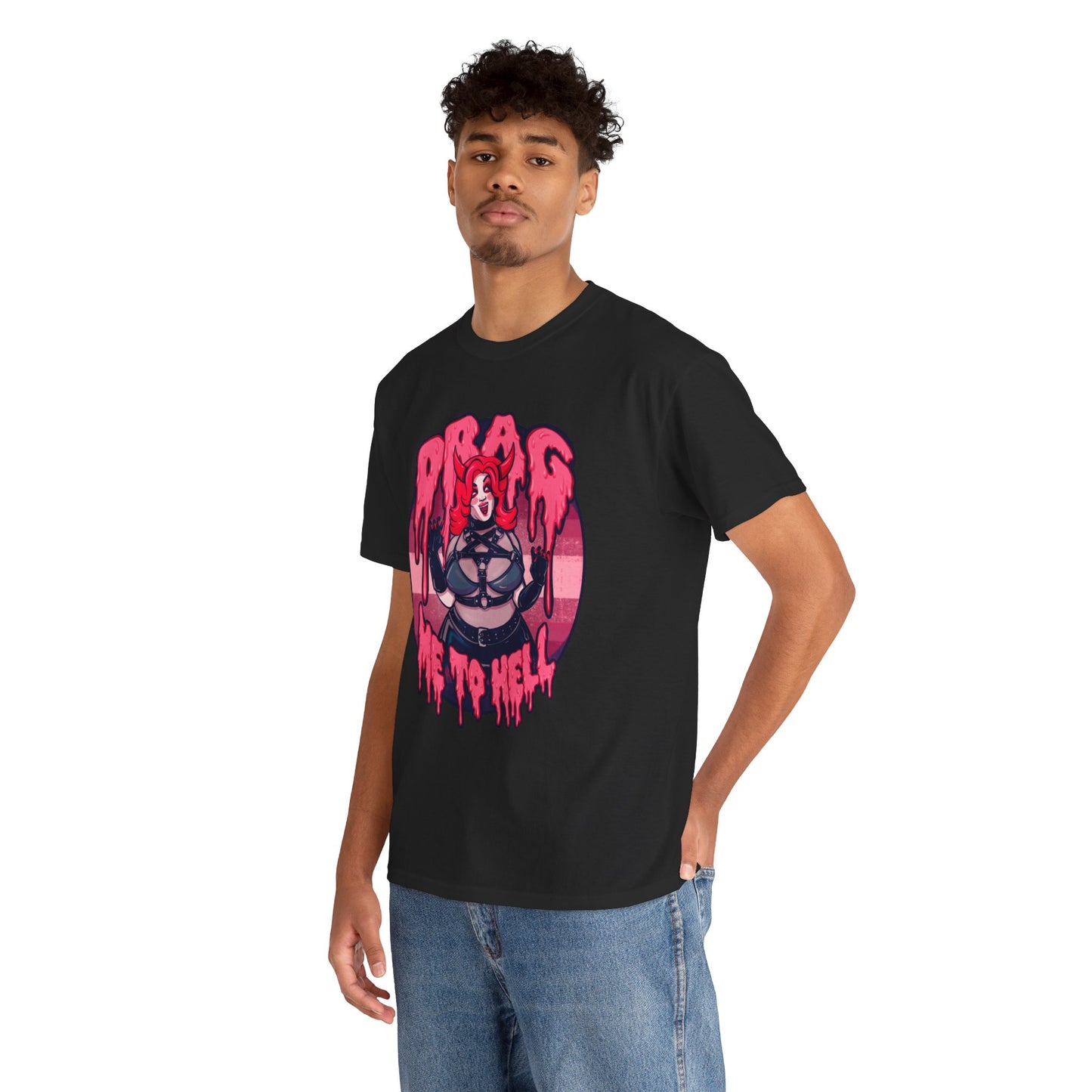 Drag Me To Hell Unisex Heavy Cotton Tee