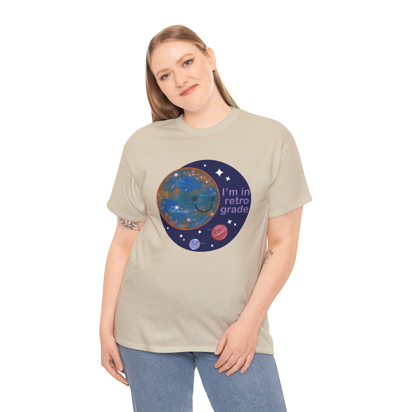Mercury In Retrograde Unisex Heavy Cotton Tee