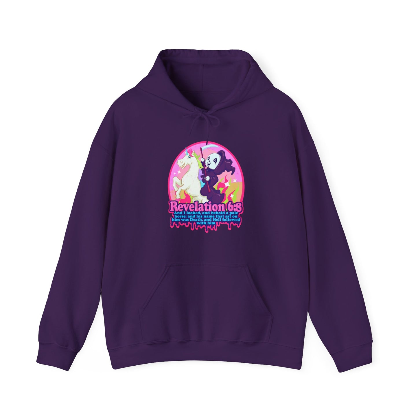 Revelation 6:8 Unisex Heavy Blend Hooded Sweatshirt