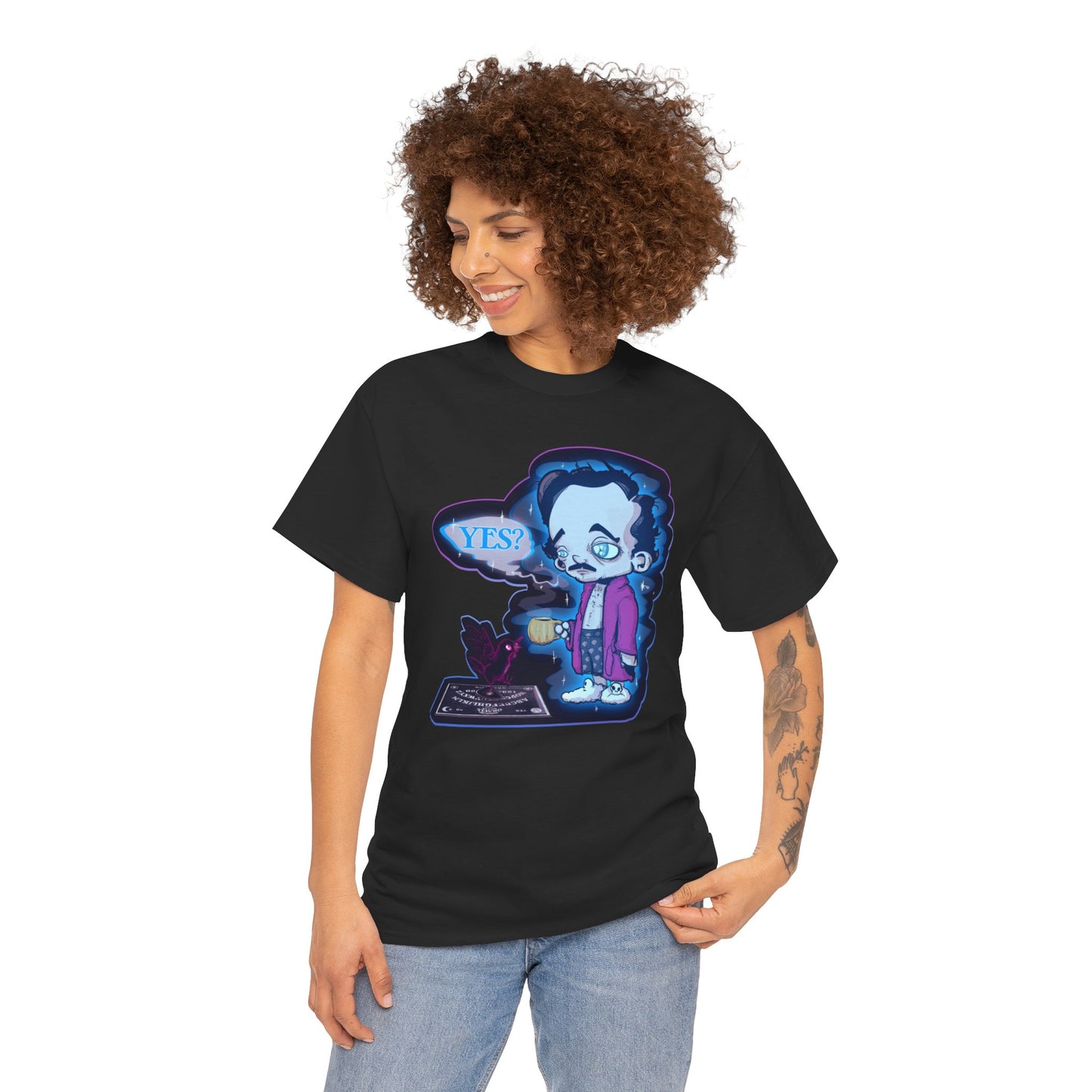 Edgar Allan Ghost Unisex Heavy Cotton Tee