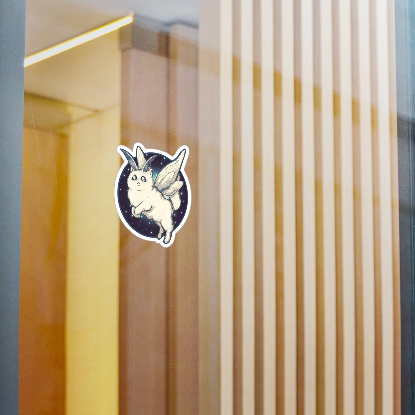 Kitty Moth Kiss-Cut Vinyl Decal
