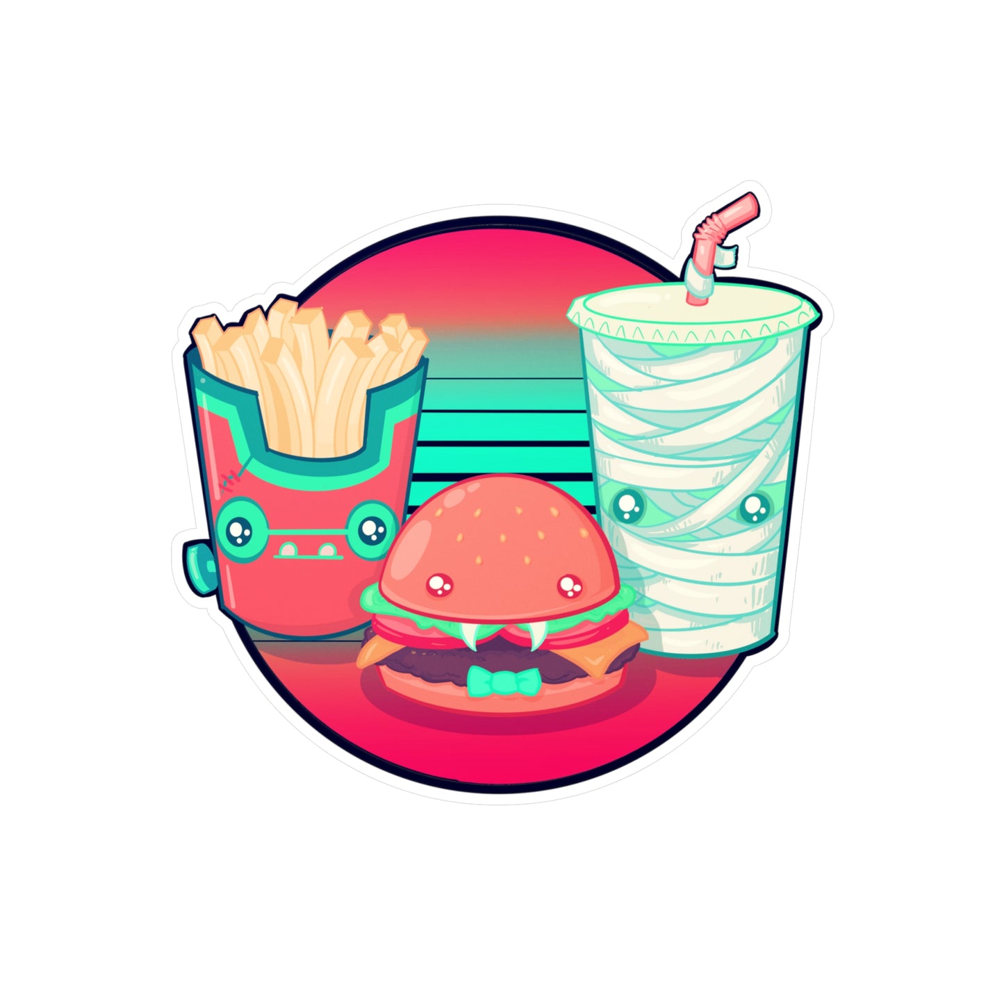 Spooky Fast Food Kiss-Cut Vinyl Decal