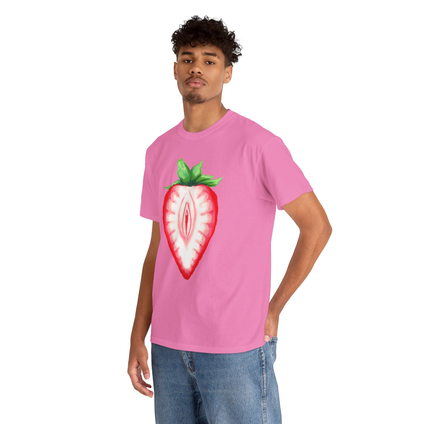 Juicy Strawberry Unisex Heavy Cotton Tee