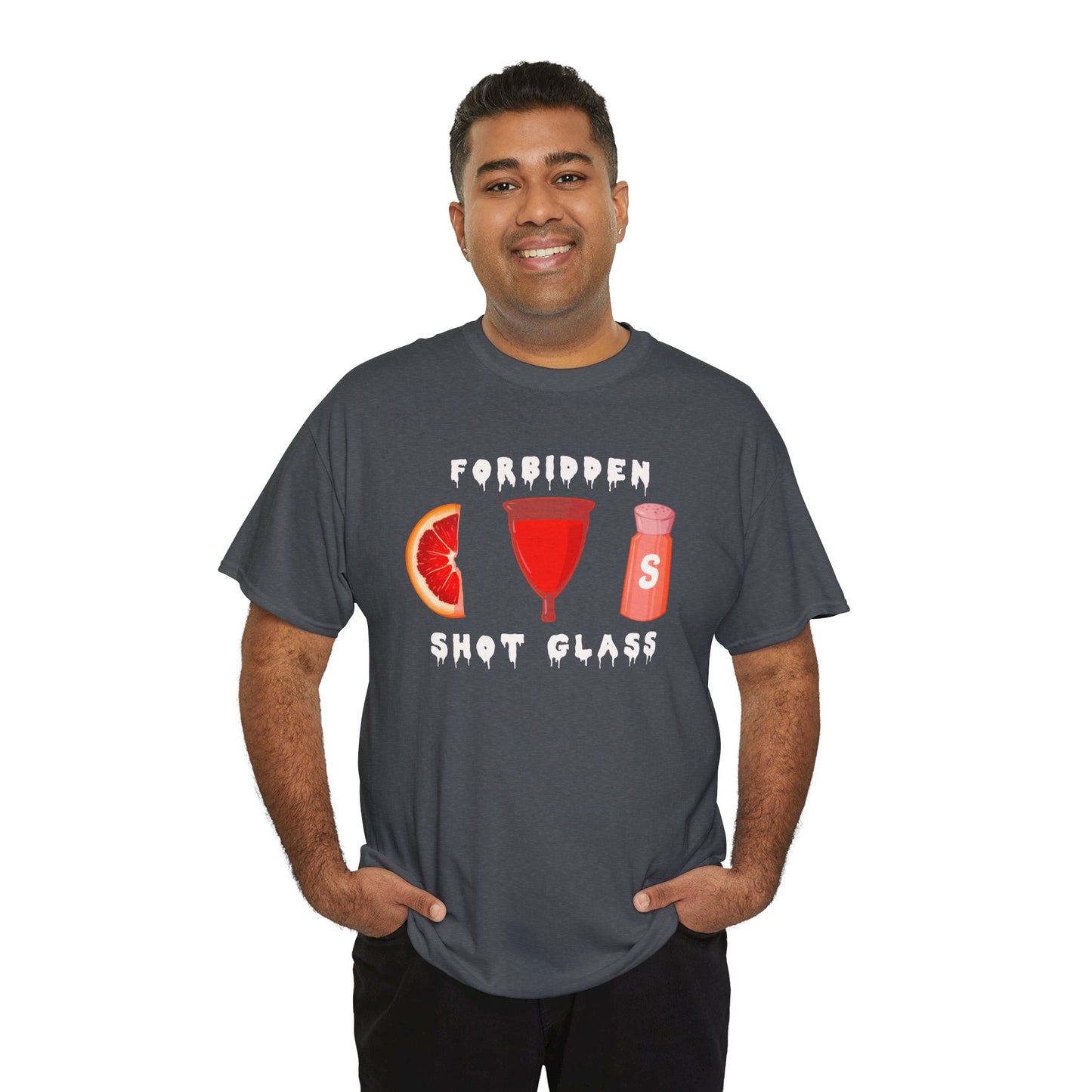 Forbidden Shot Glass Unisex Heavy Cotton Tee