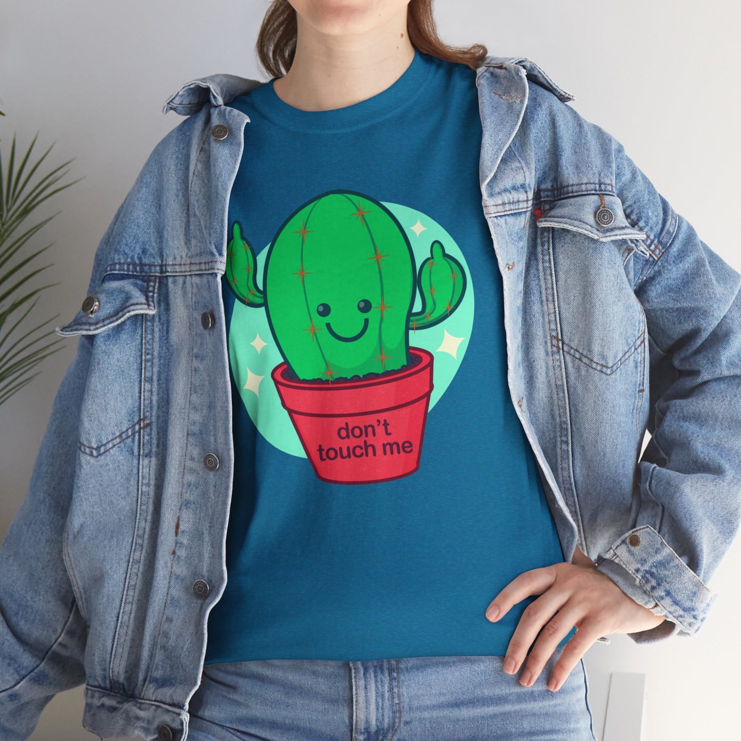 Don't Touch Me Unisex Heavy Cotton Tee