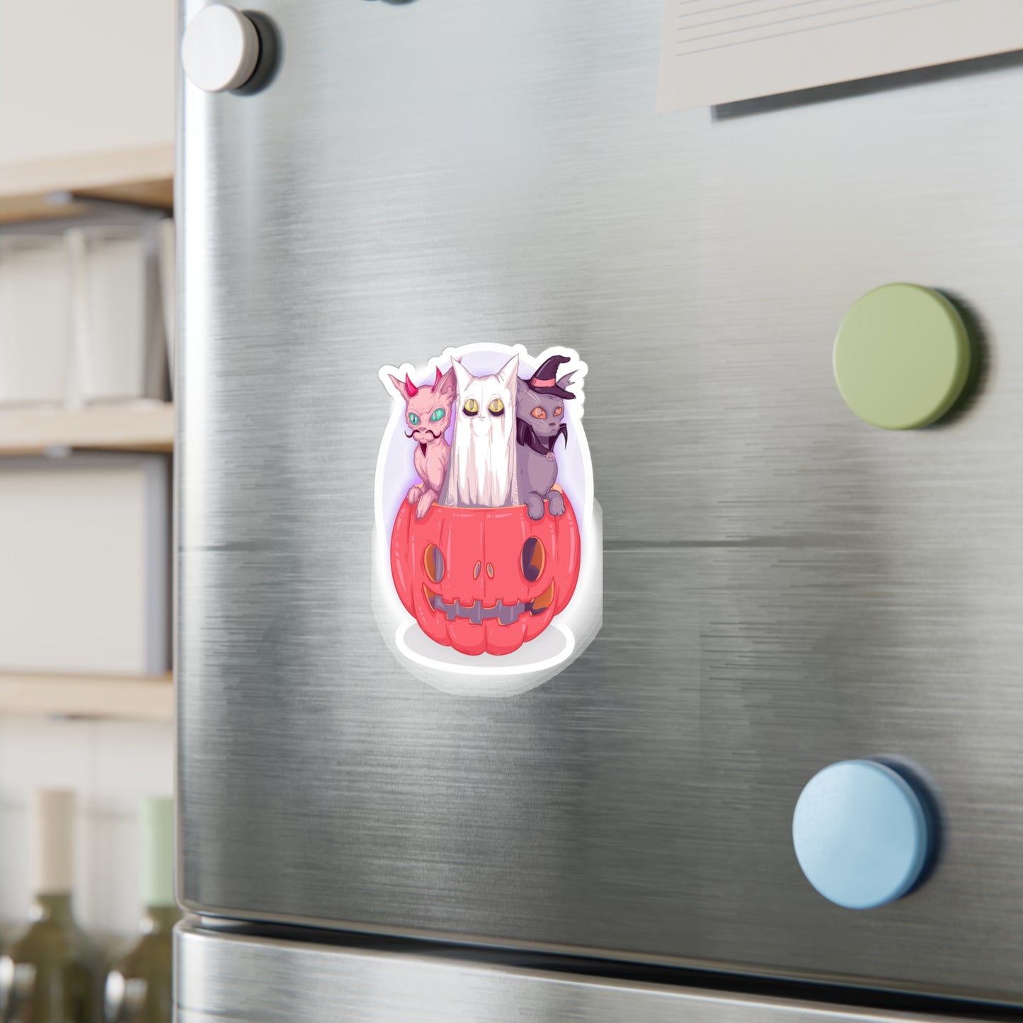 Meowloween Kiss-Cut Vinyl Decal