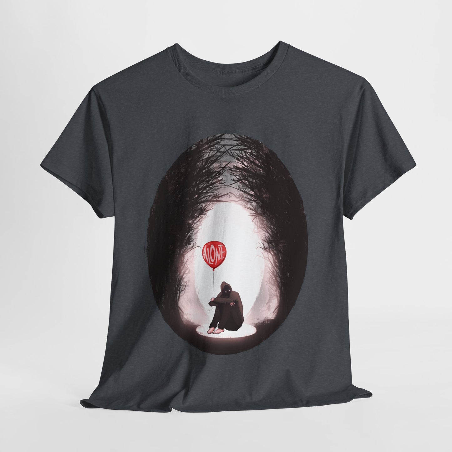 Forever Alone Unisex Heavy Cotton Tee