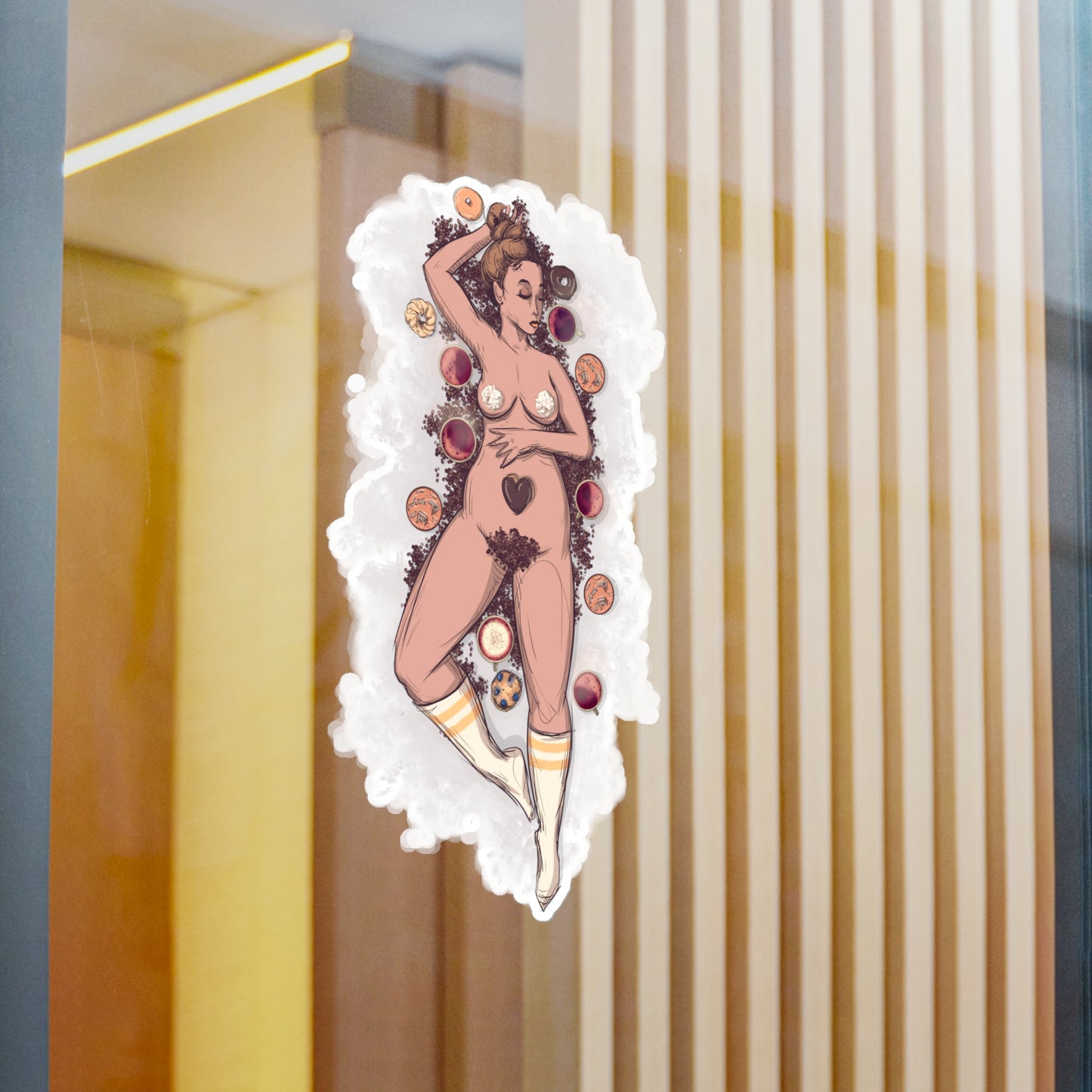 Coffee Queen Kiss-Cut Vinyl Decal