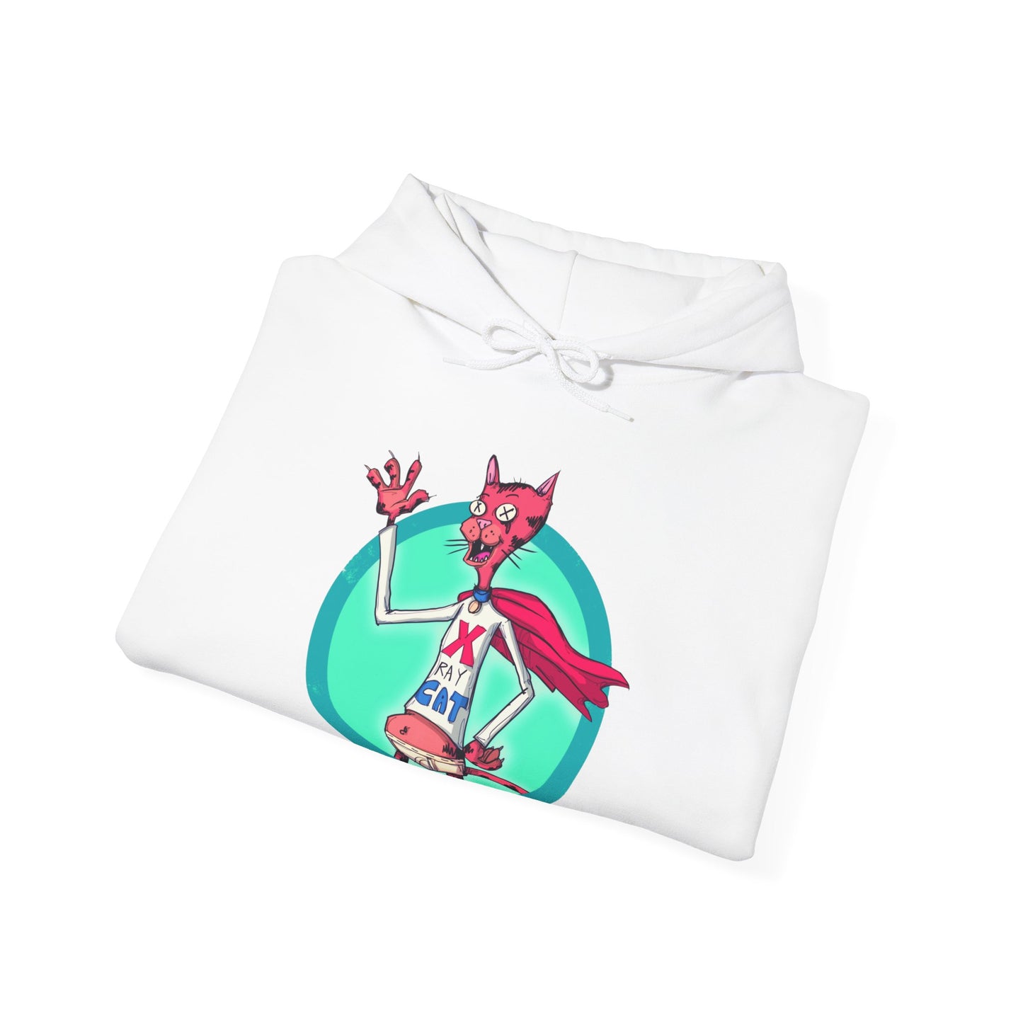 X-Ray Cat Unisex Heavy Blend Hooded Sweatshirt