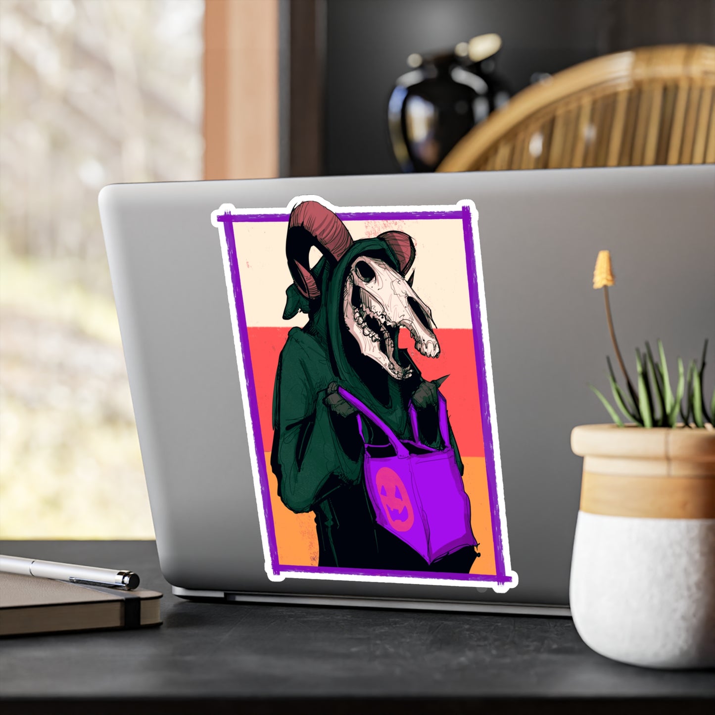 Trick Or Treat Kiss-Cut Vinyl Decal