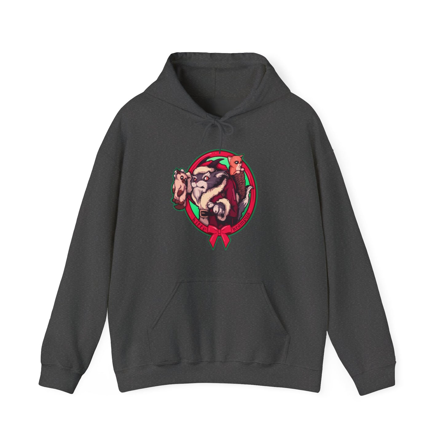 Kitty Krampus Unisex Heavy Blend Hooded Sweatshirt