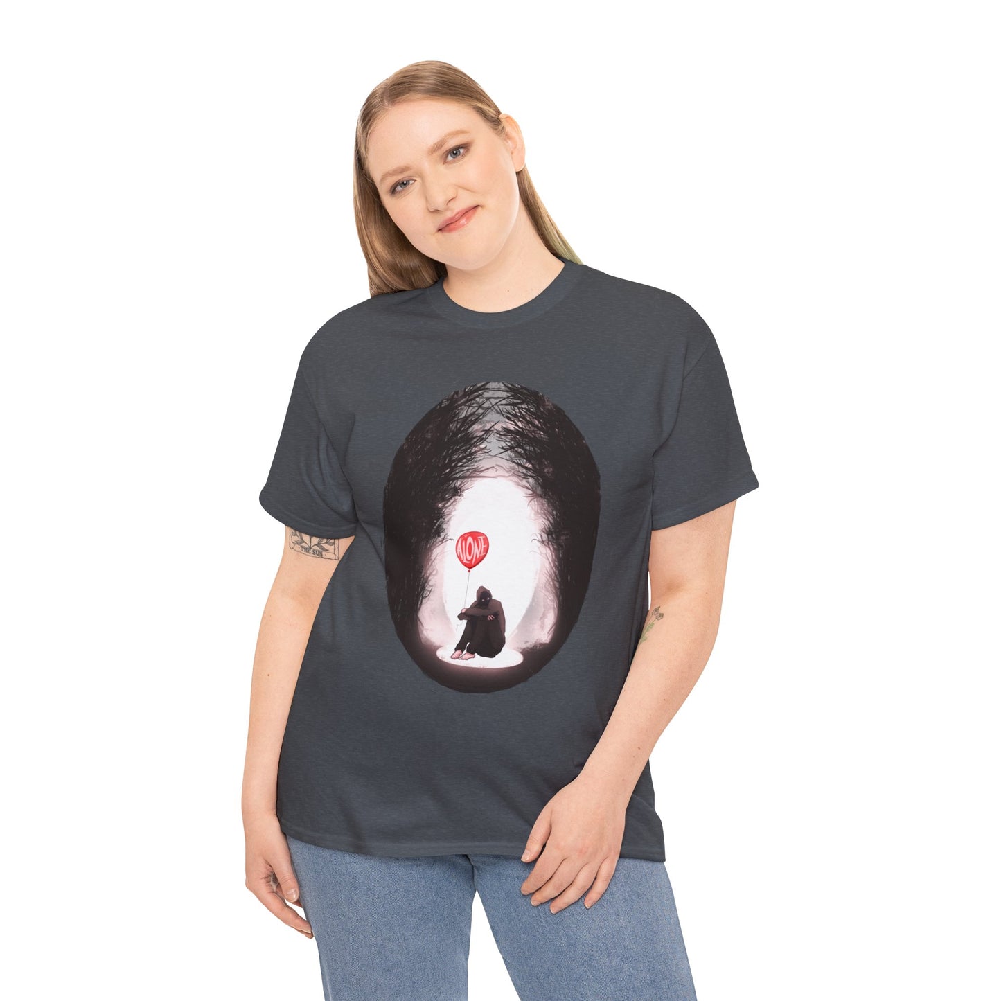 Forever Alone Unisex Heavy Cotton Tee