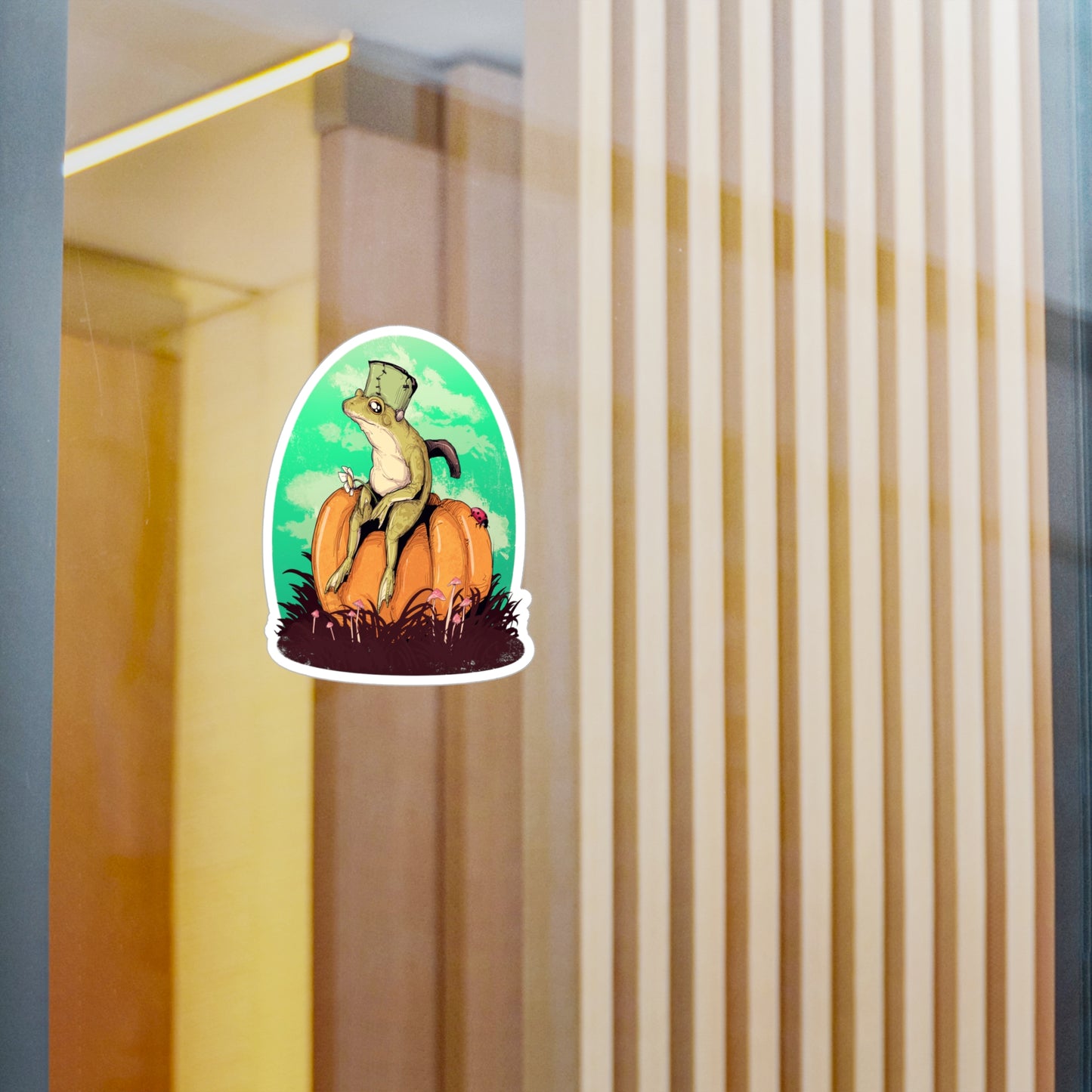 Frogenstein Kiss-Cut Vinyl Decal