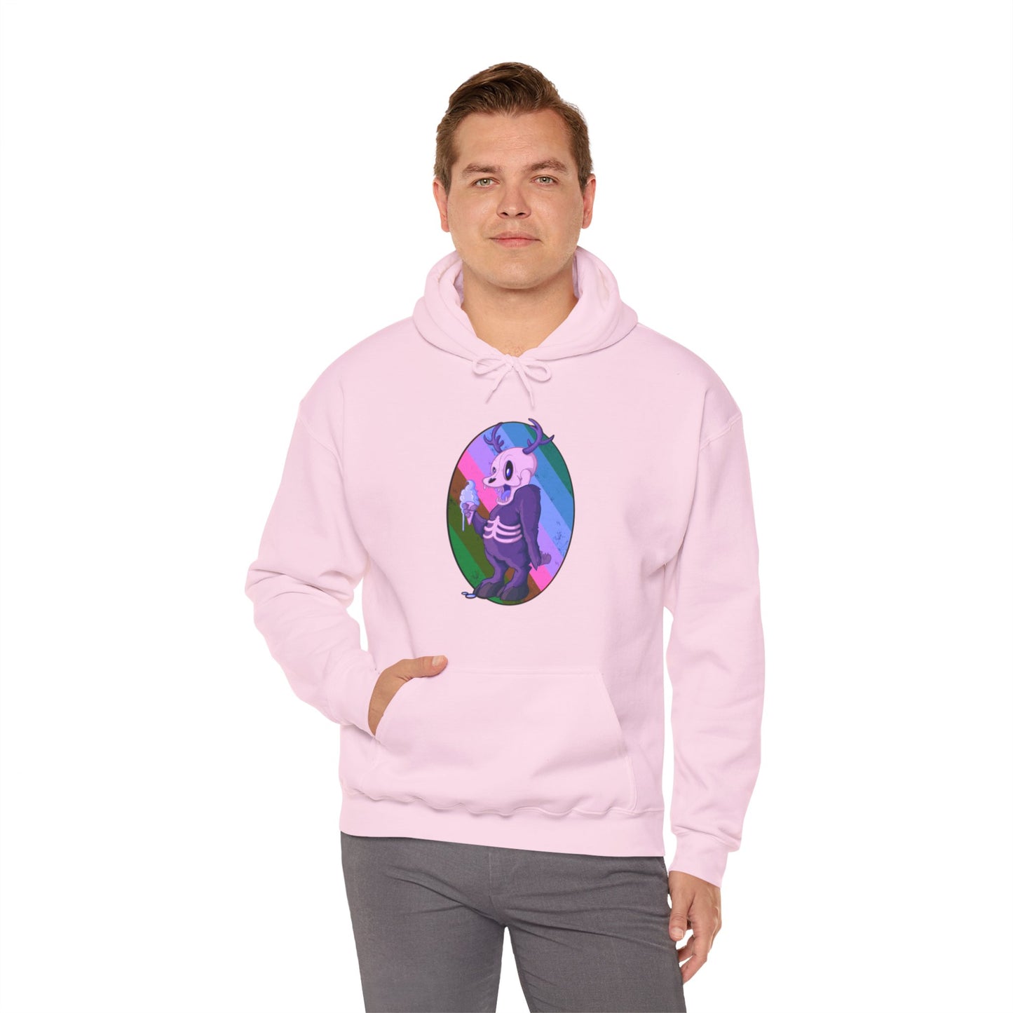 Monster Ice Cream Unisex Heavy Blend Hooded Sweatshirt