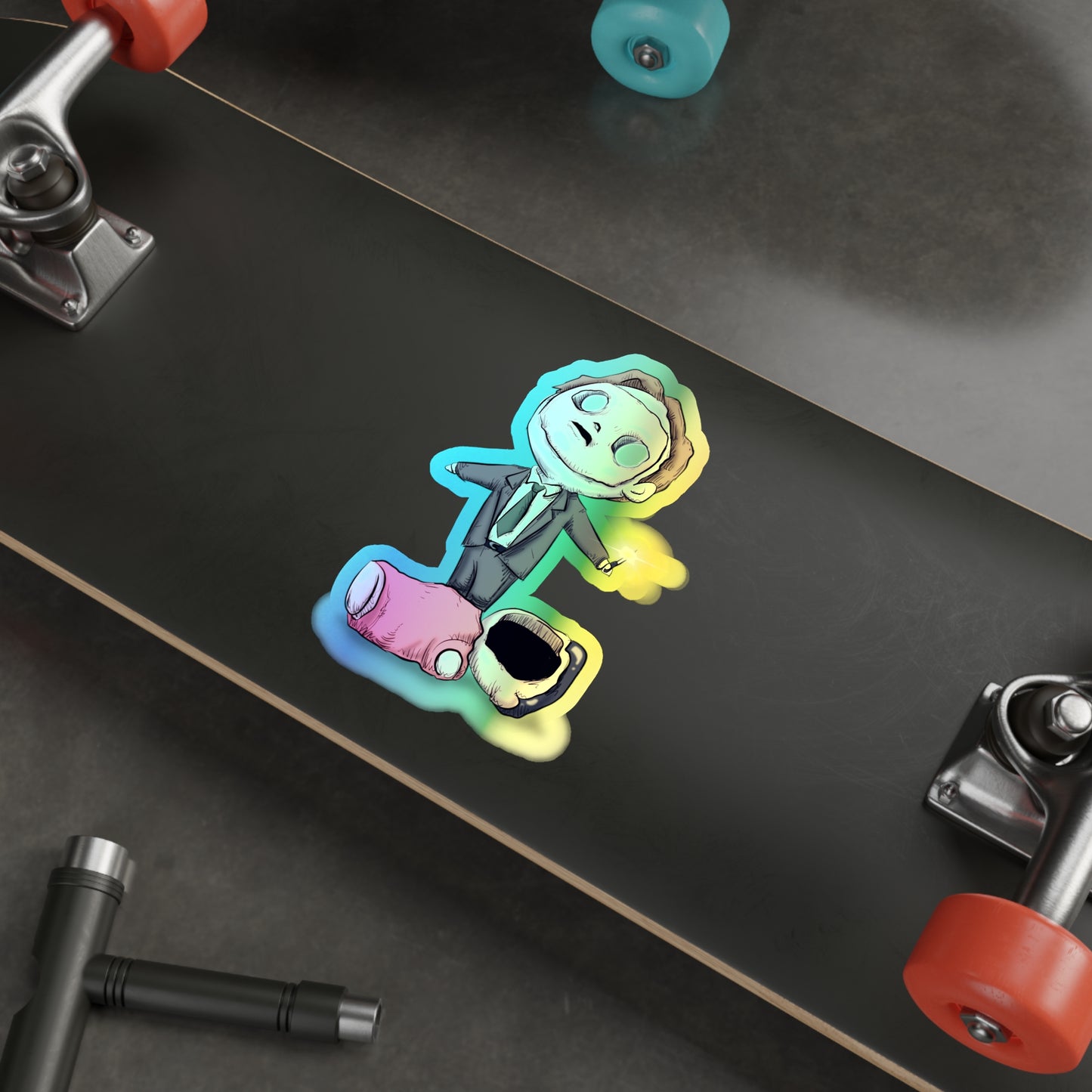 First Aid Fail Holographic Die-cut Stickers