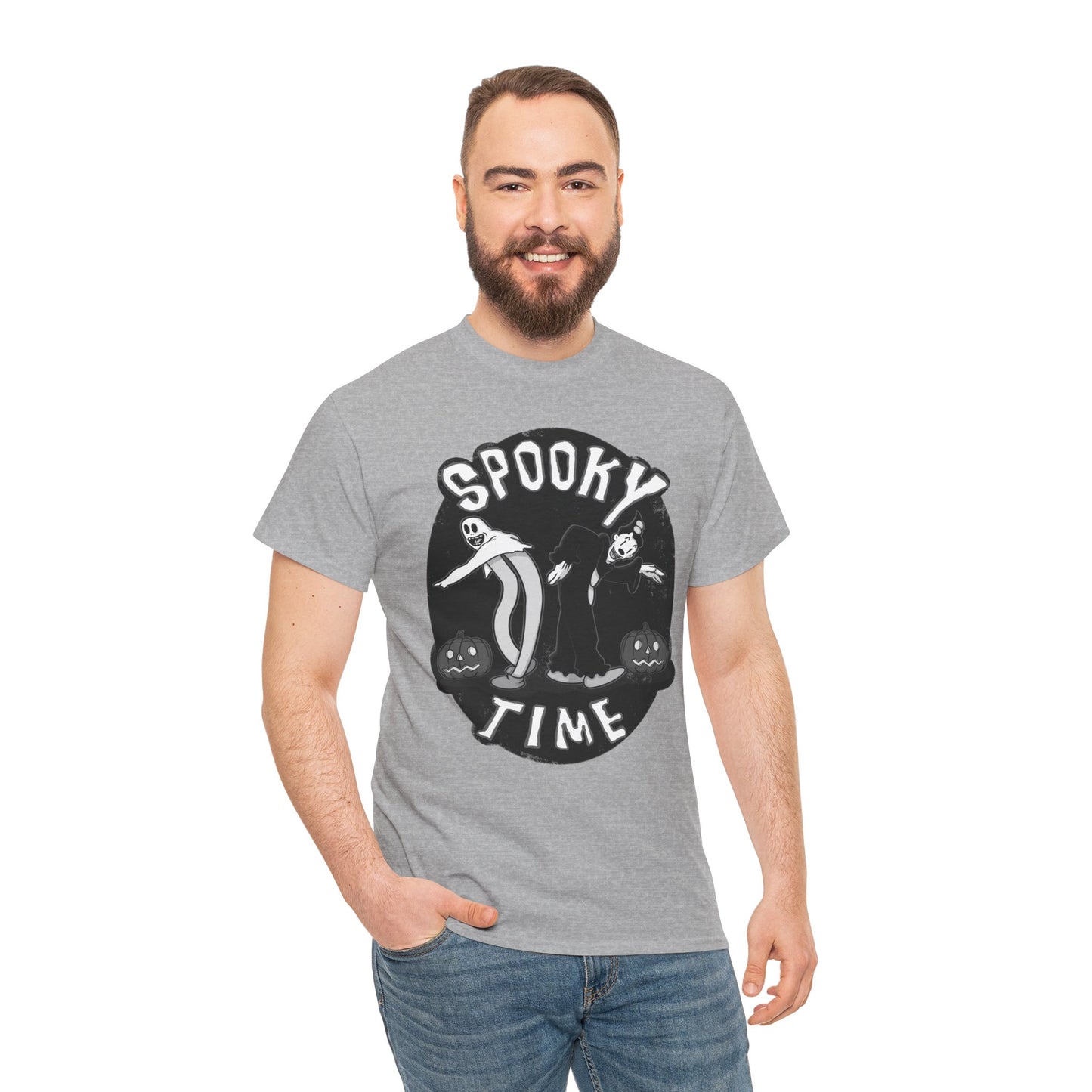 Spooky Time Unisex Heavy Cotton Tee